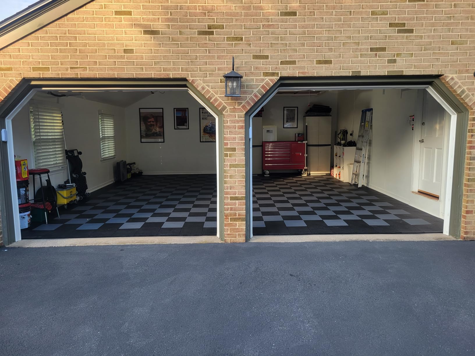 Garage Floor Tiles Interlocking Garage Flooring for Car Modular PlasticTile | 12