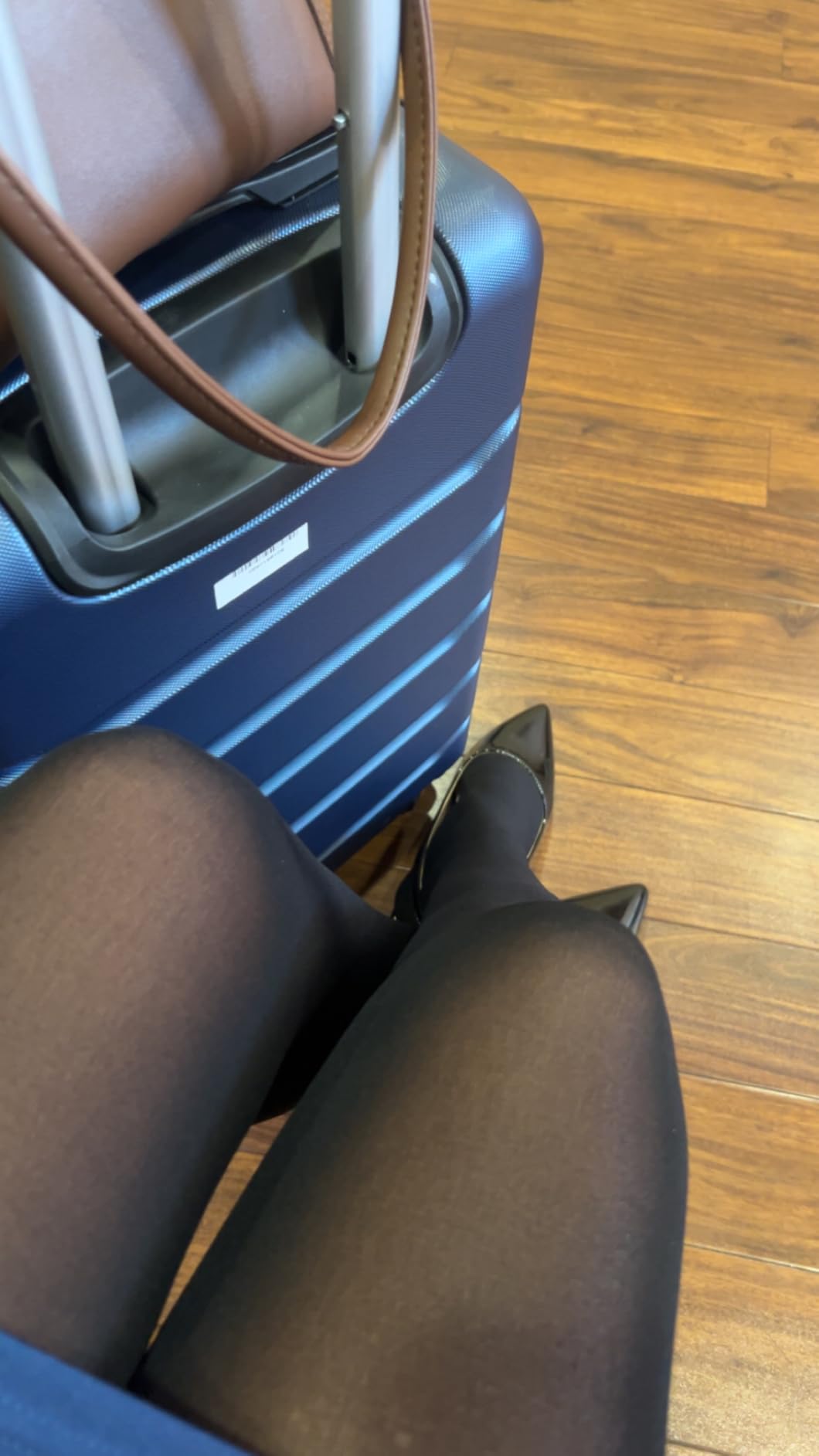 NEWBULIG 24 Inch Checked Luggage, Expandable Suitcase with Spinner Wheels customer photo 2