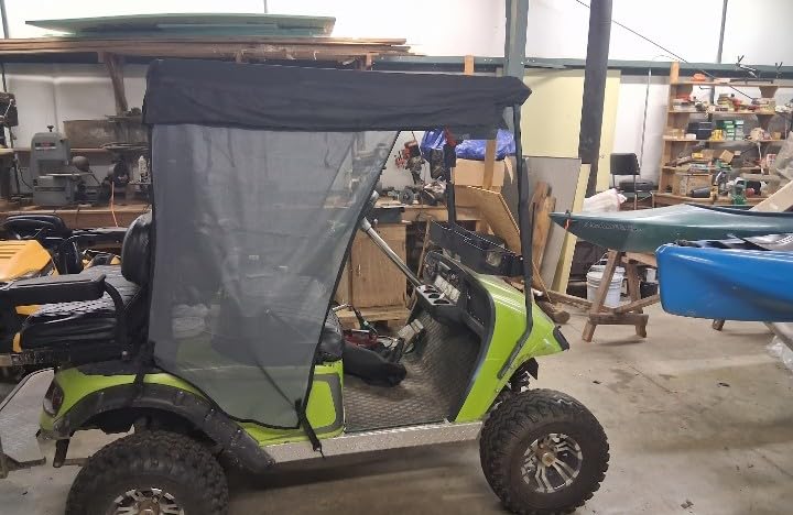 Universal Golf Cart Sun Shade Cover for 2 Passenger 59