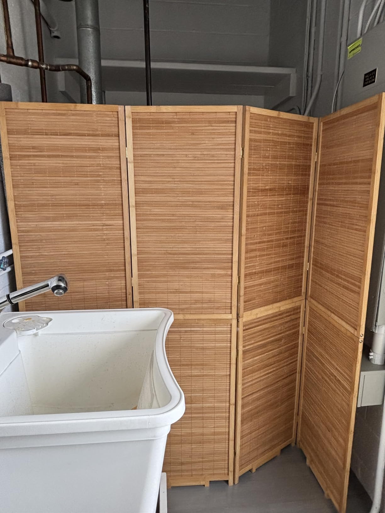 Bamboo Room Divider 3 Panel 47