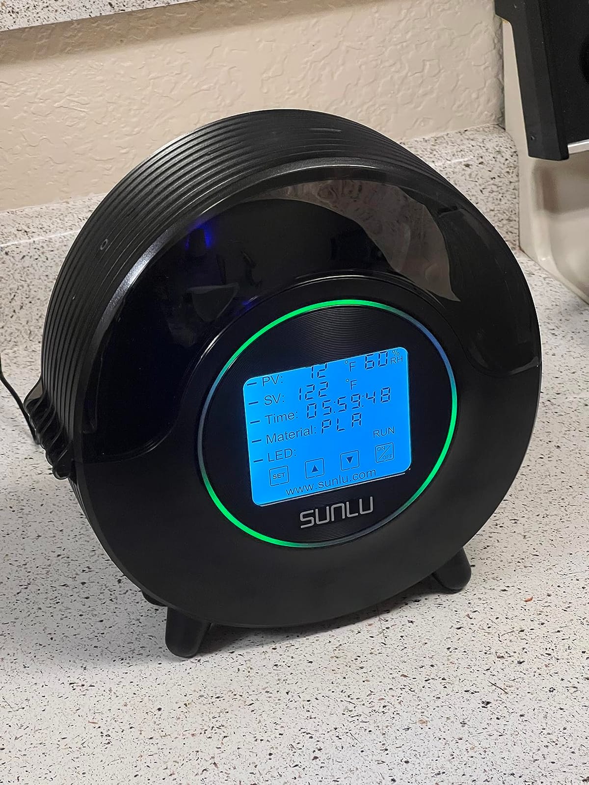 SUNLU Official Filament Dryer S2, for PLA PETG ABS Filament, Black customer photo 1