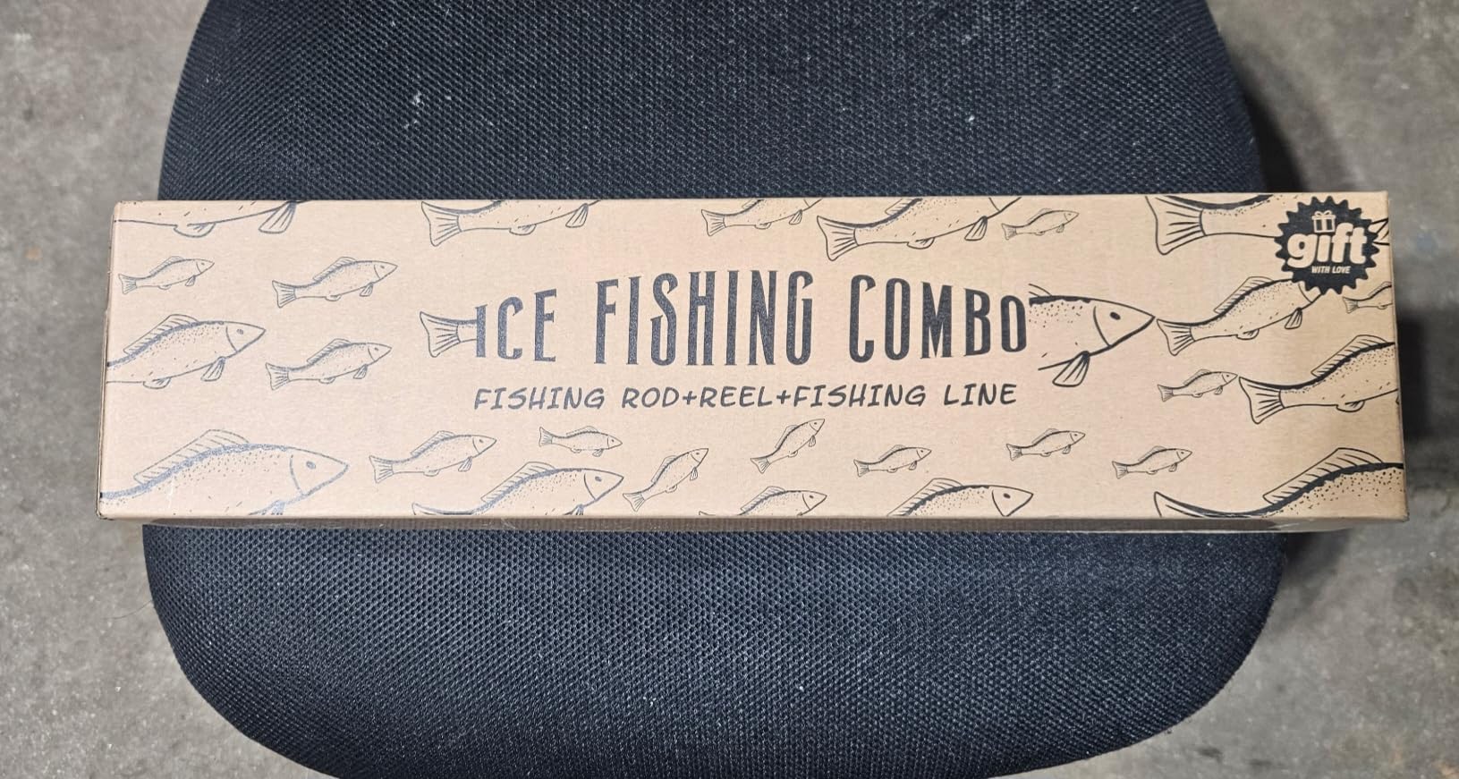 QualyQualy Ice Fishing Rod and Reel Combo 24 inch M/ML Inline Ice Fishing Combos 2 Different Tips for Walleye Perch Panfish Fishing Lover Gift customer photo 2