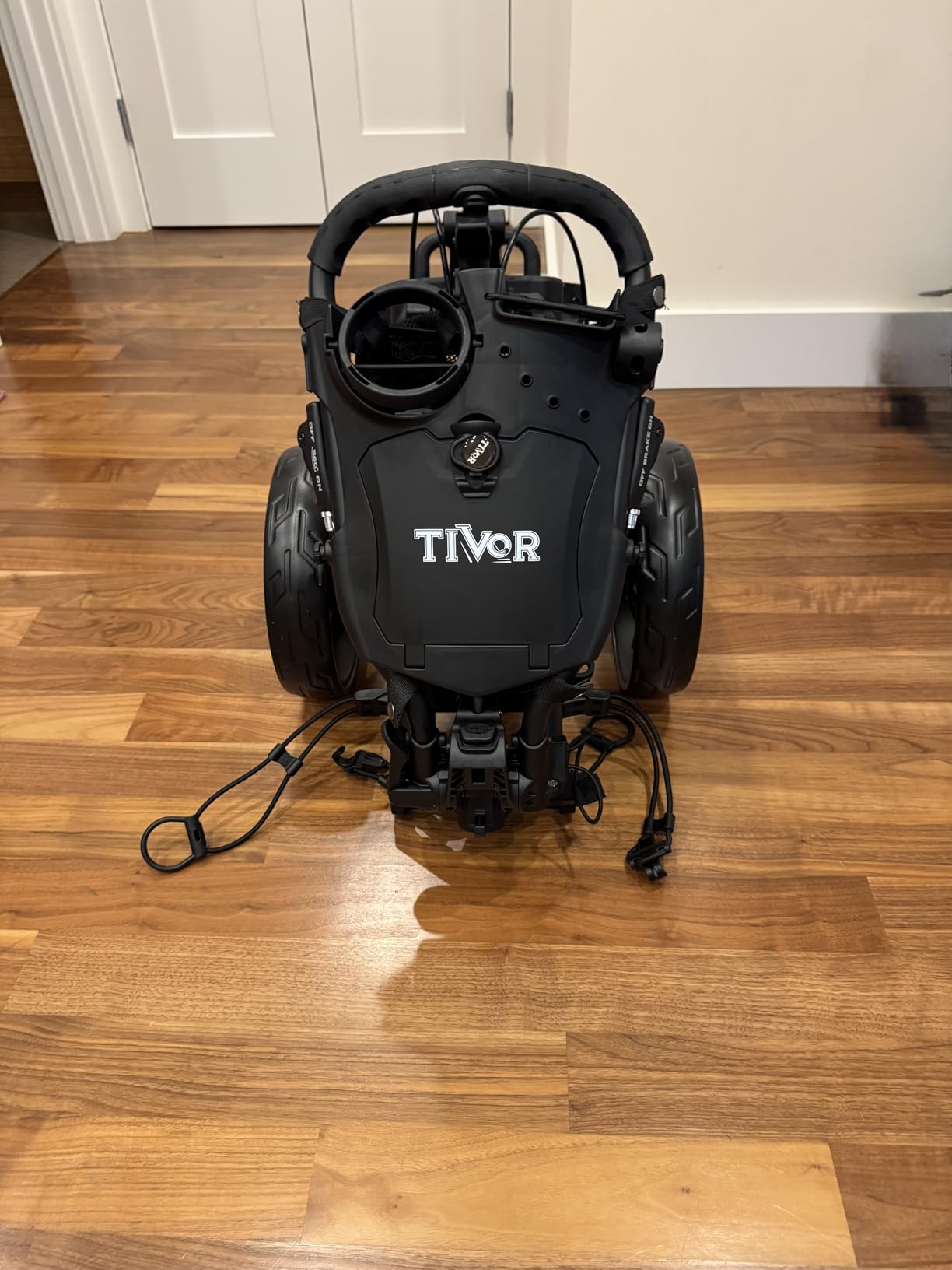 Tivor Golf Push Cart with 360° Front Wheels & Handbrake, 3 Wheel Pull Cart Offers One-Click Folding and All-Terrain Mobility customer photo 2