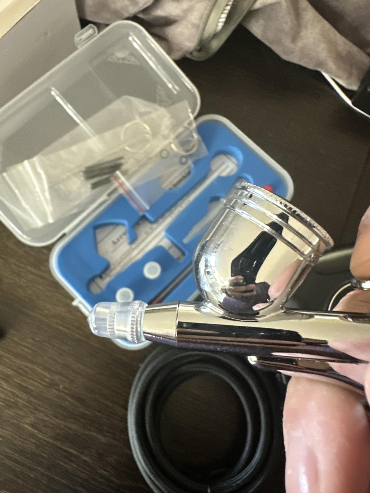 Oasser Airbrush Kit with Compressor, Dual Action 10.5L/min Airbrush Set customer photo 2