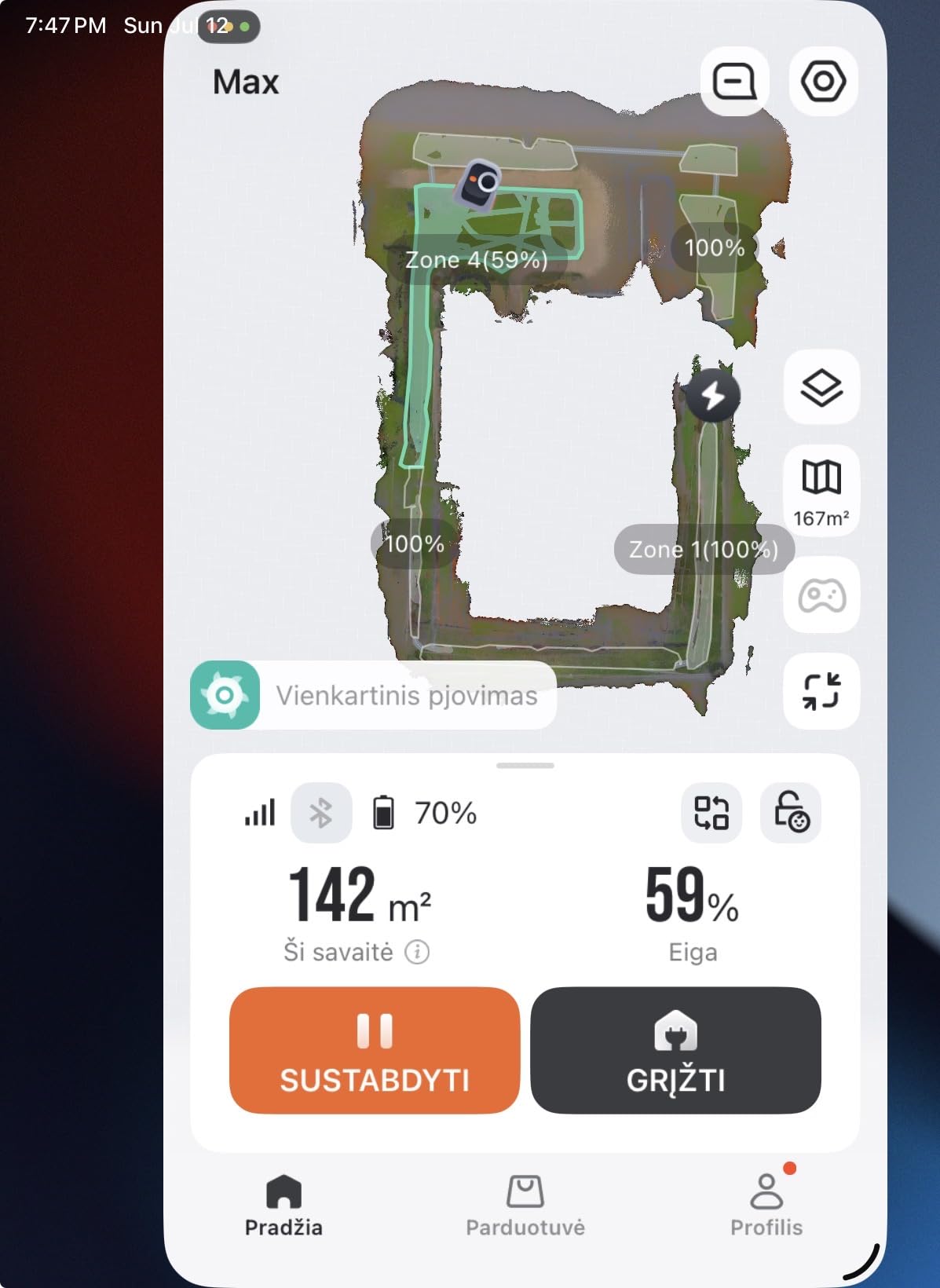 Segway Navimow i215 LiDAR Robot Lawn Mower, Wire Free Robotic Lawn Mower for 0.37 Acre, LiDAR & Vision Dual Fusion, Auto Mapping, Off-Road Wheels for 45% Slopes, Quiet 59 dB(A) Mowing customer photo 2