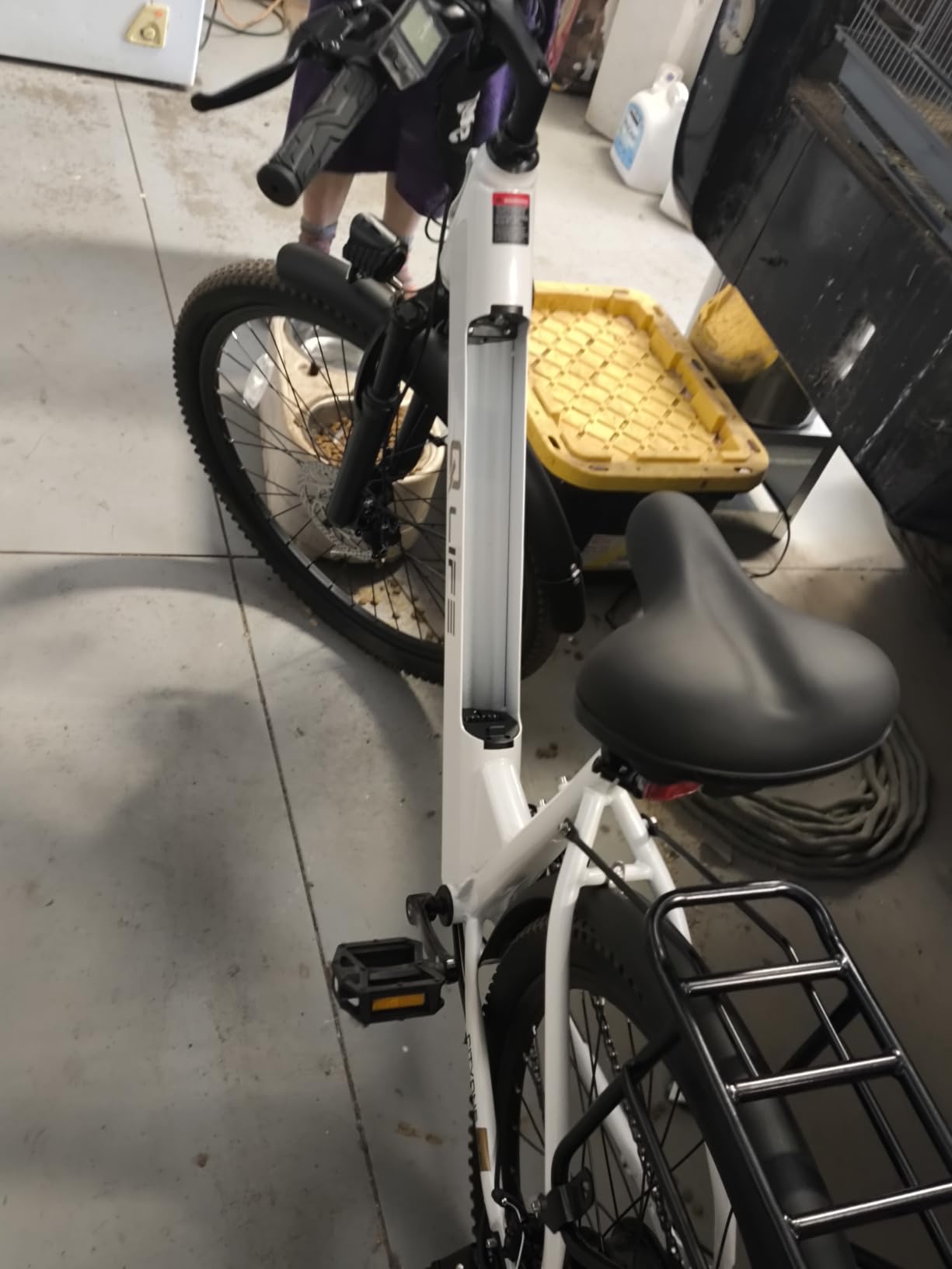 Qlife Cityone 2.0/Cityone Plus Electric Bike for Adults-1200W Peak Motor | 48V 499.2WH/720WH Removable Battery, 65/80 Miles Range, IPX5, 26