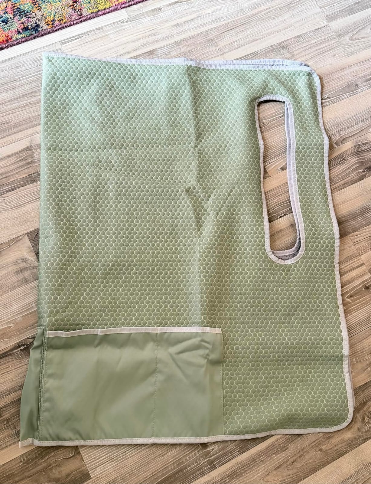 MoKo Golf Cart Seat Covers, Universal 2-Seat Towel with 4 Pockets,Green customer photo 1