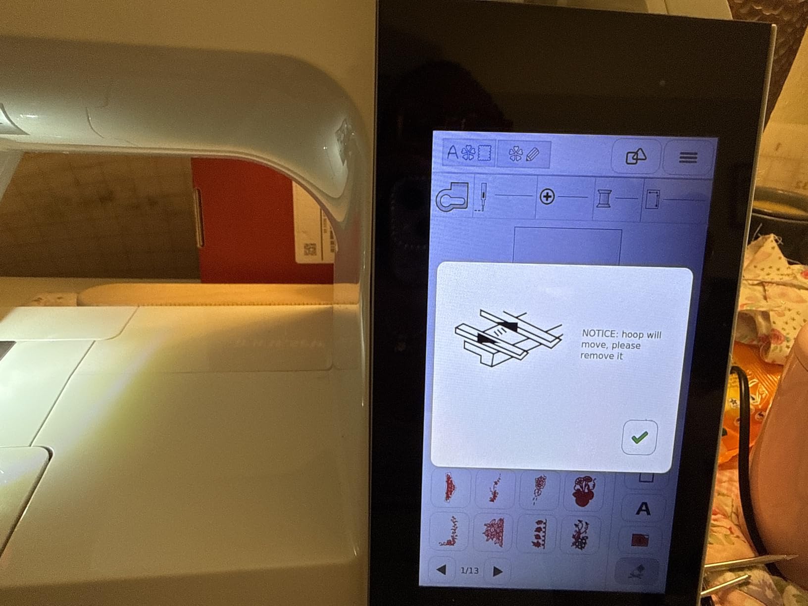 Embroidery Machine with 6.7