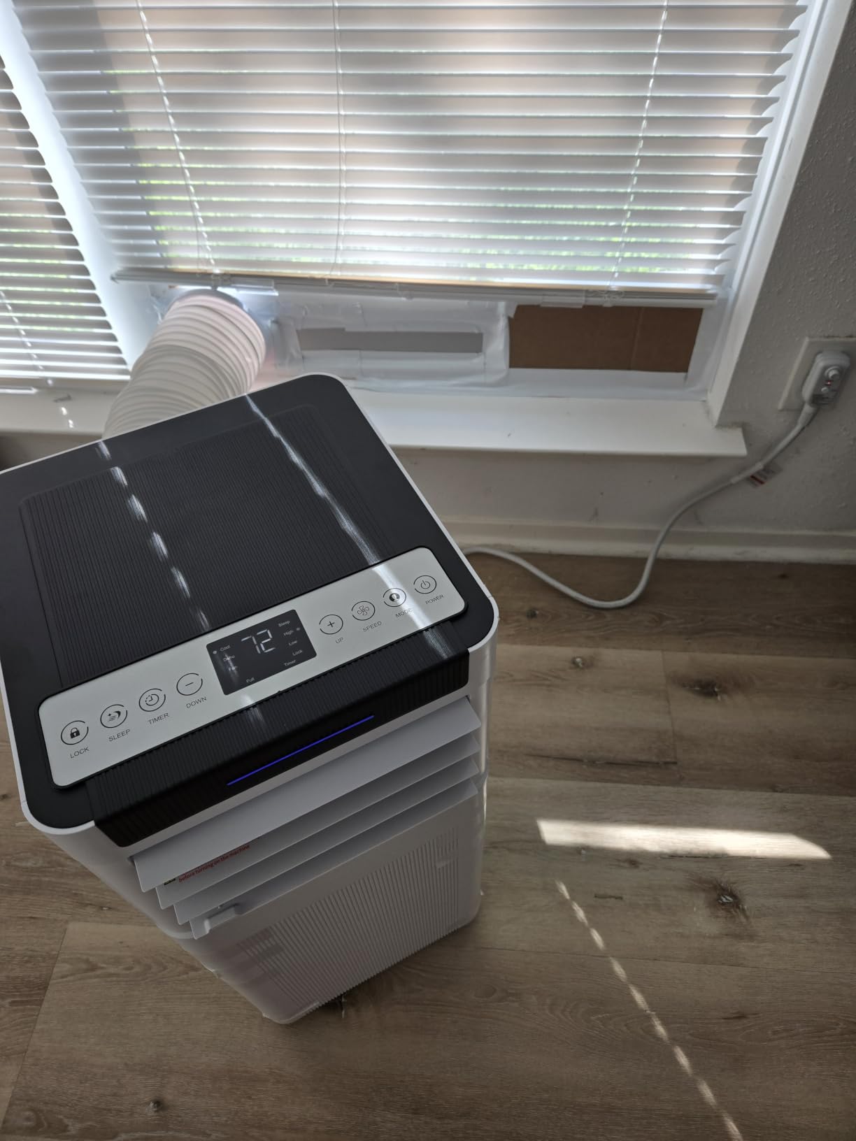 10000 BTU Portable Air Conditioners, Portable AC up to 450 Sq.Ft,4 in 1 Portable AC Unit with Cool,Dehumidifier,Fan Modes&Sleep,Remote Control&24H Timer,AC Unit for Bedrooms customer photo 1