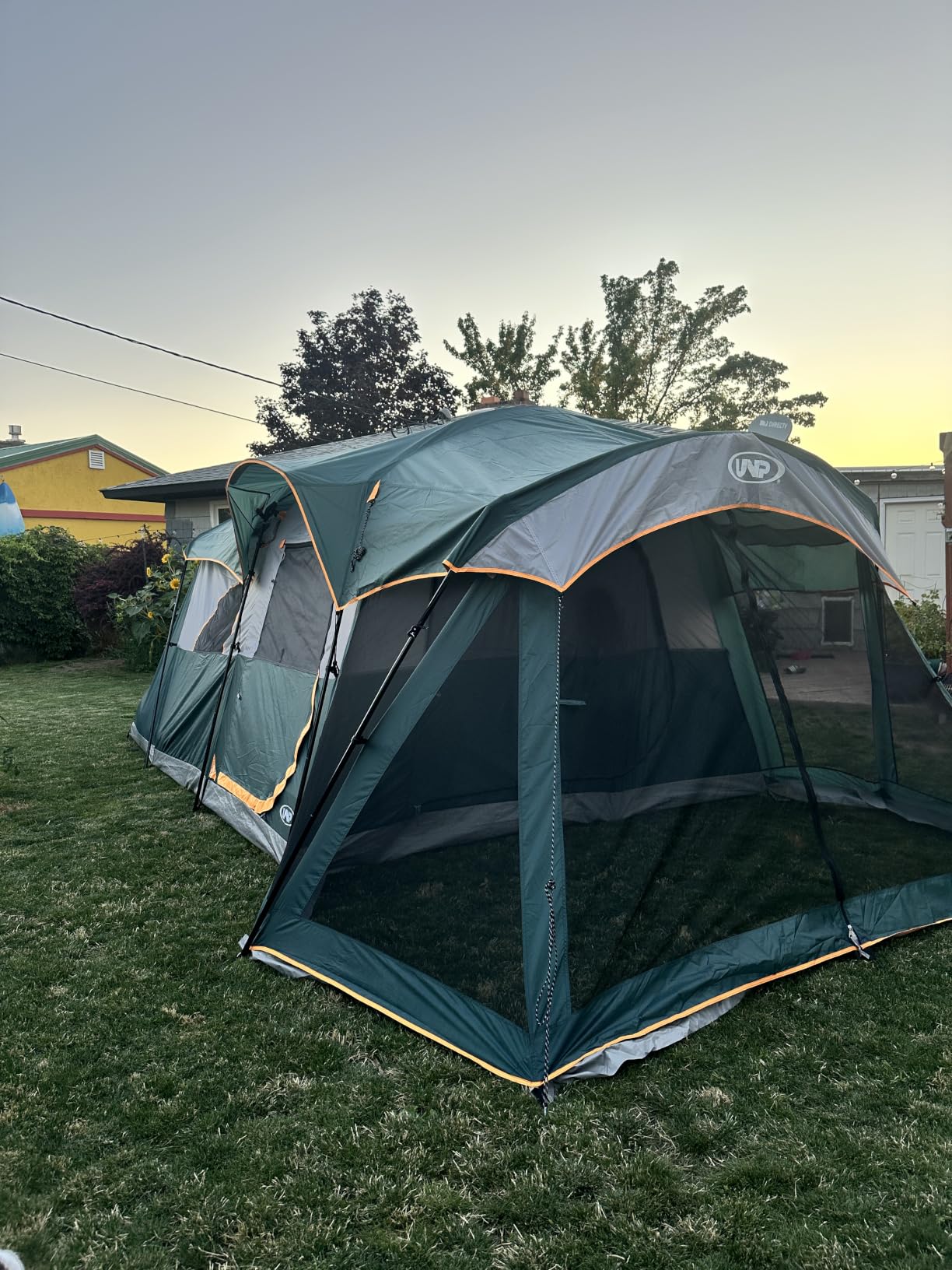 UNP Camping Tent 8 Person Waterproof Big Tunnel Tent with Screen Porch customer photo 2