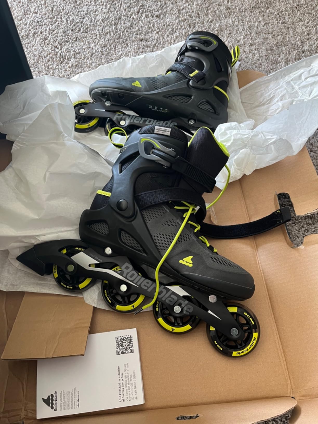 Rollerblade Macroblade 80 Men's Adult Fitness Inline Skate, Performance Inline Skates customer photo 2