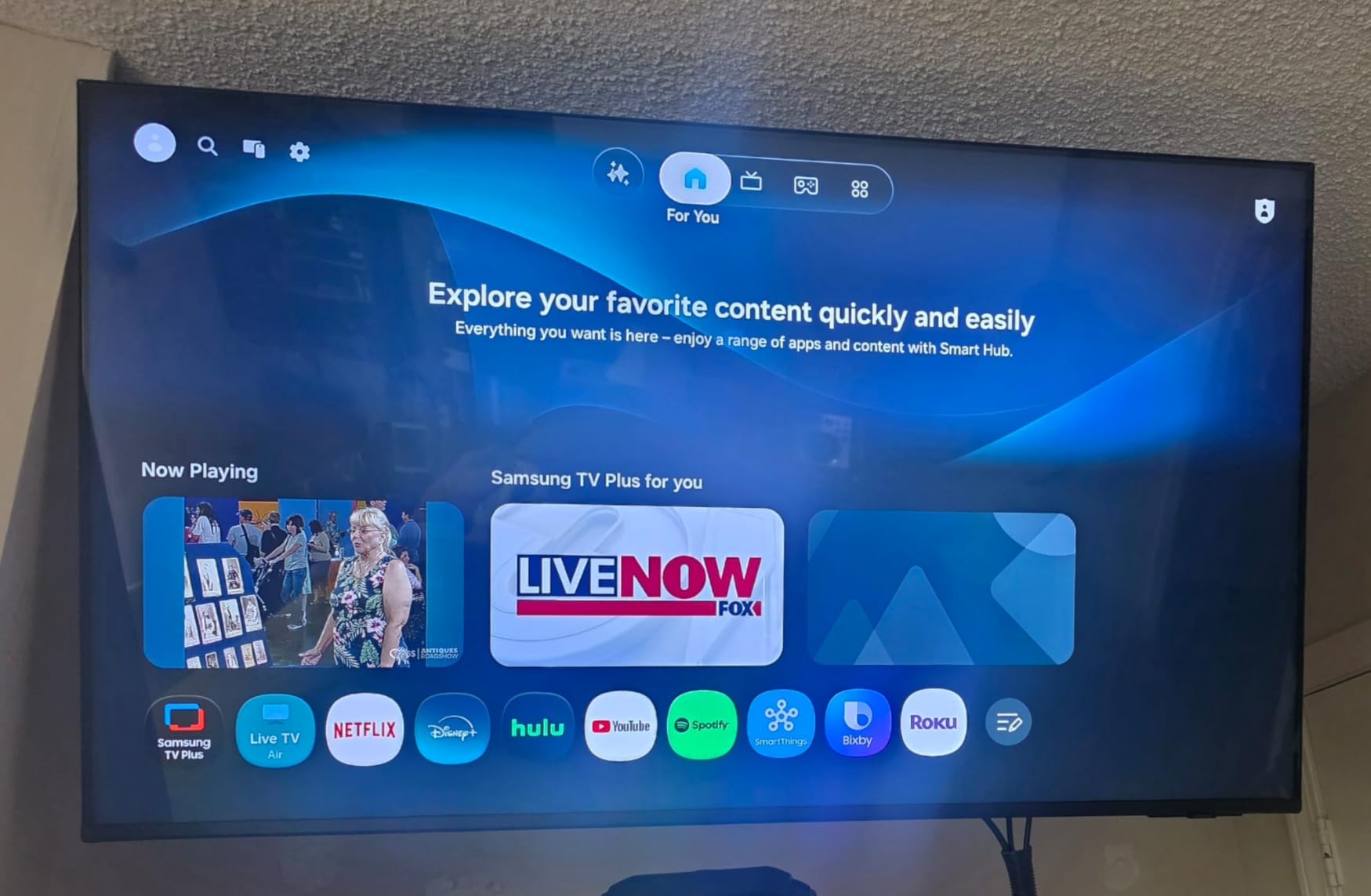 Samsung 65-Inch Class M70H Series, Mini LED, 4K, Smart TV, 2026 Model | Samsung Vision AI Companion, Mini LED Processor 4K, Pure Spectrum Color, Endless Free Content, Motion Xcelerator + DLG 120Hz customer photo 1