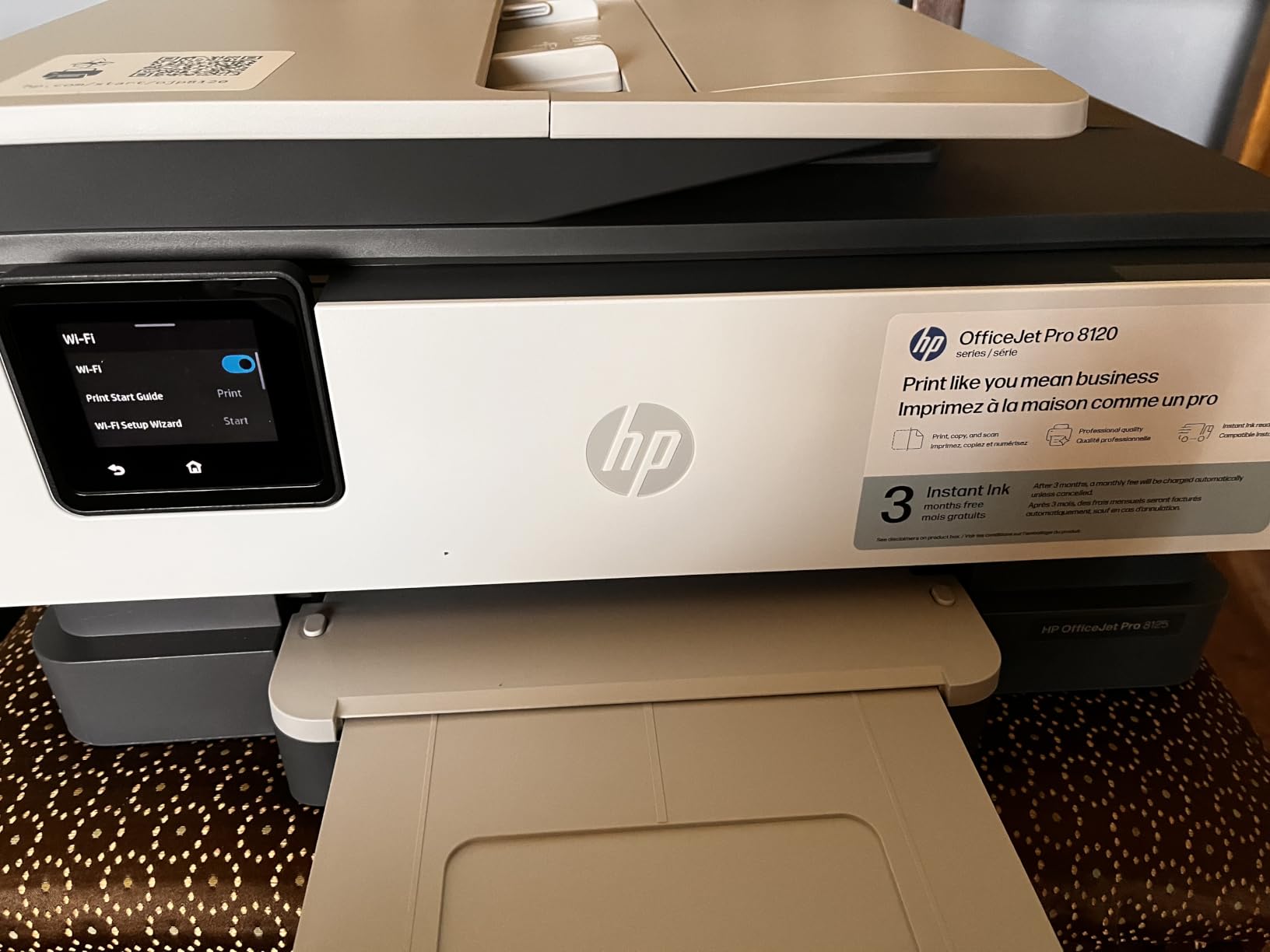 HP OfficeJet Pro 8125 Wireless All-in-One Color Inkjet Printer, Print, Scan, Copy, ADF, Duplex Printing Best-for-Home Office customer photo 2