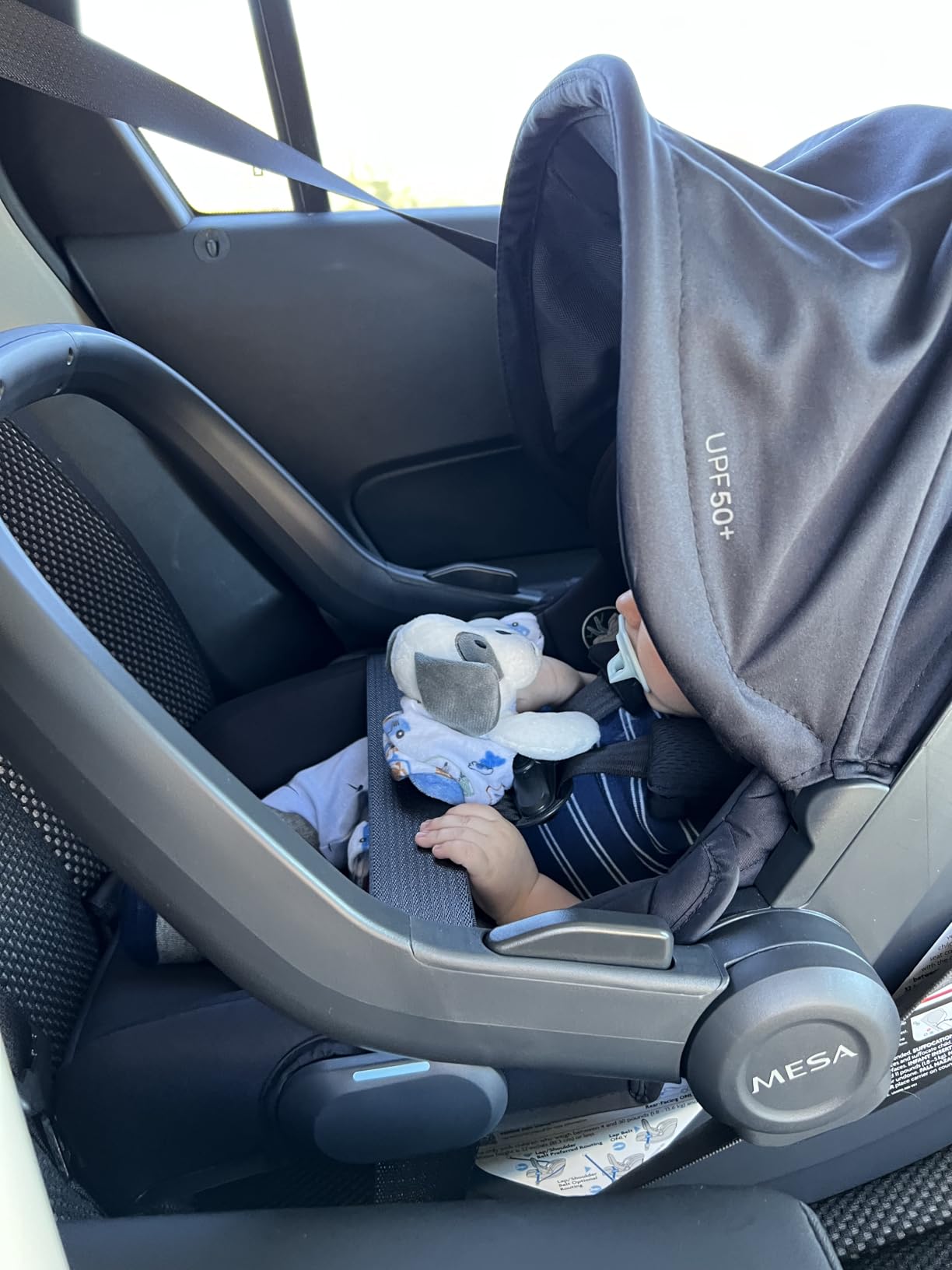 UPPAbaby Mesa V3 Infant Car Seat with Base, Insert & SmartSecure - Ada | Suitable for infants from 4-30 lbs, No-rethread harness, Base included, 25 Headrest positions customer photo 2
