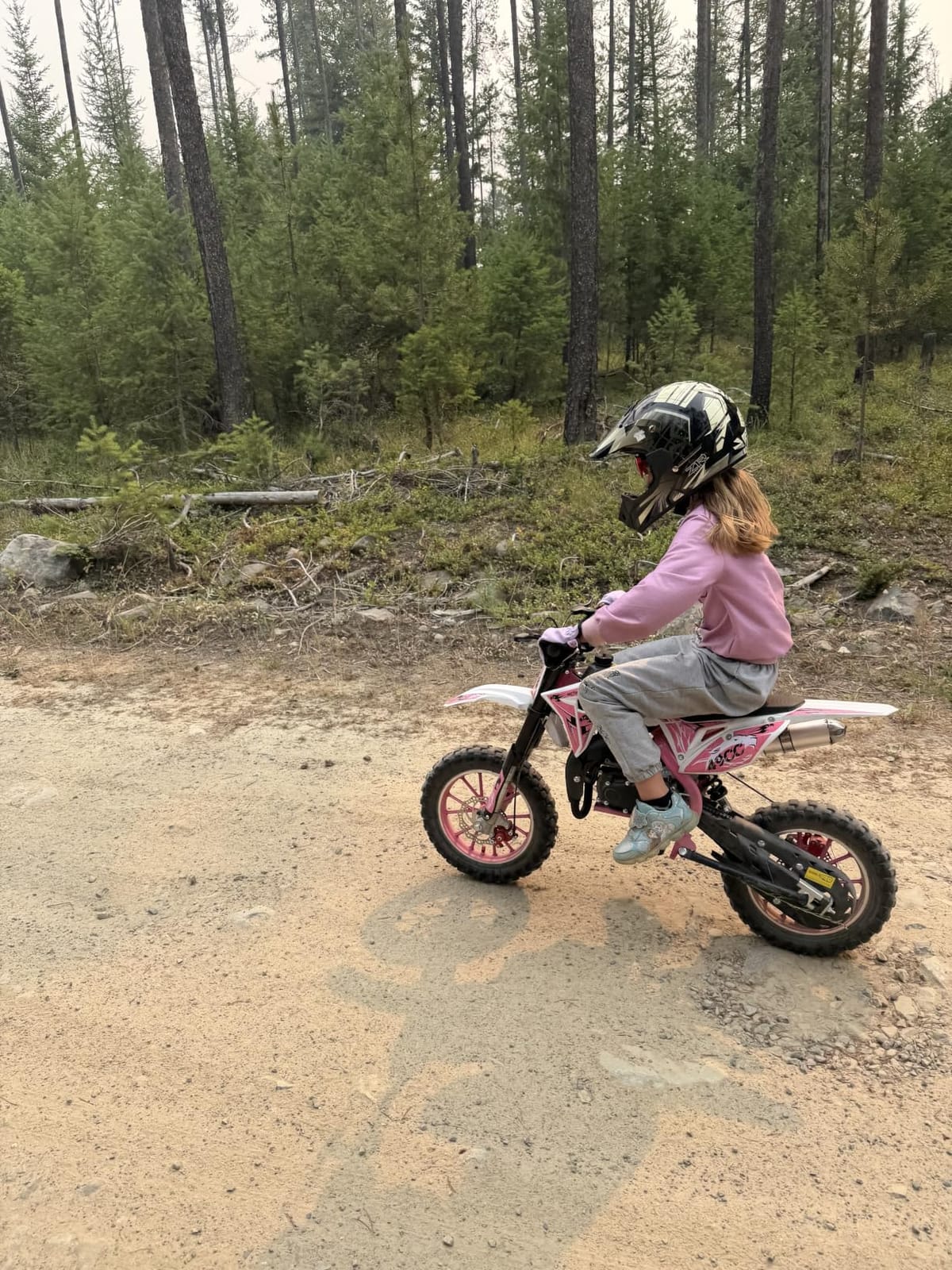 50CC Kid Dirt Bike, Gas Powered Mini Motorcycle for Kids 8-14 customer photo 2