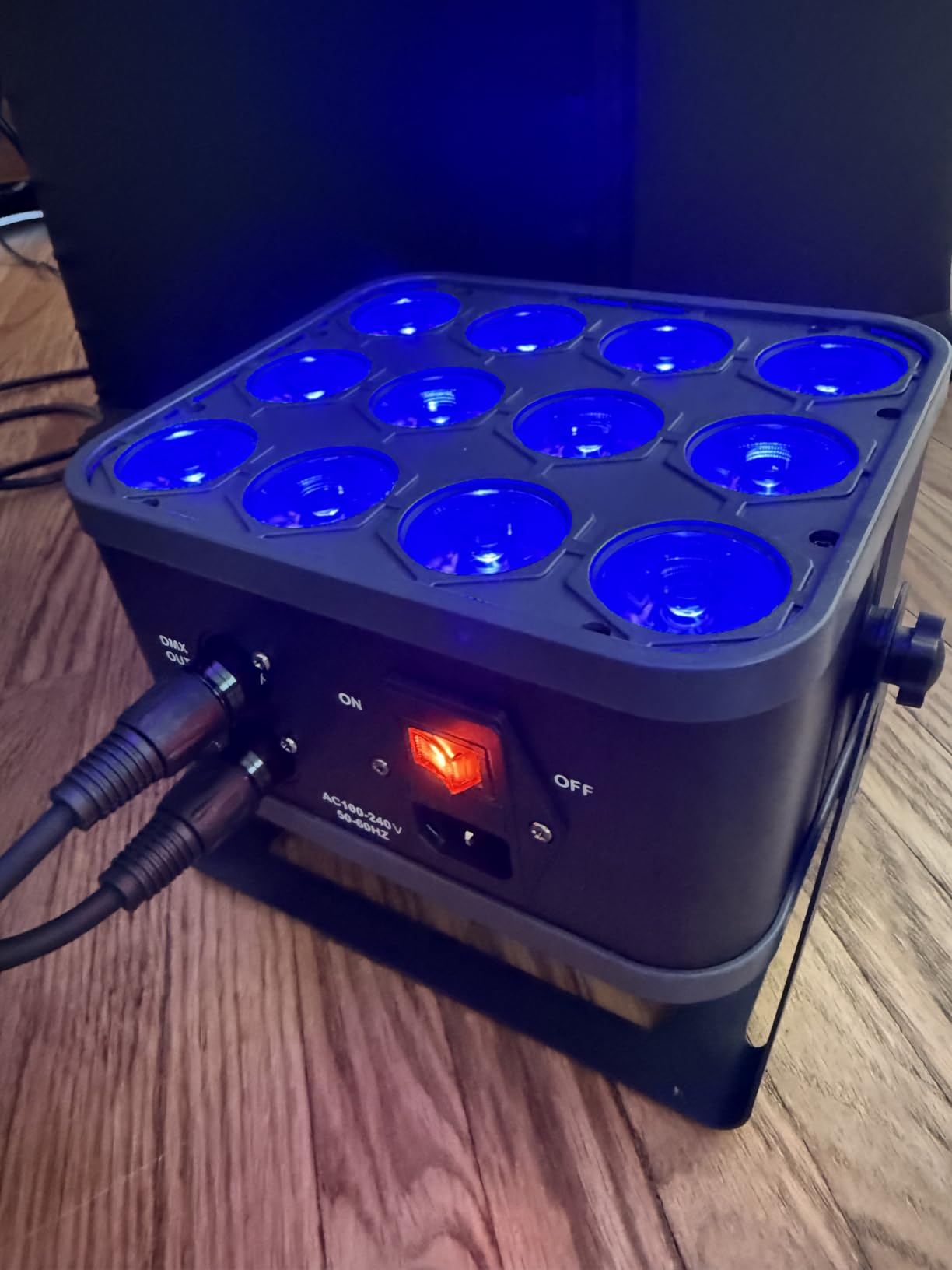 12x16W Wireless Par Light, Rechargeable RGBWA+UV Stage Lights | APP DIY Color, 8Hr Battery Powered, Remote/Sound Activated/DMX512 Control, Multi Modes Uplights for Events, DJ Shows, Parties customer photo 1