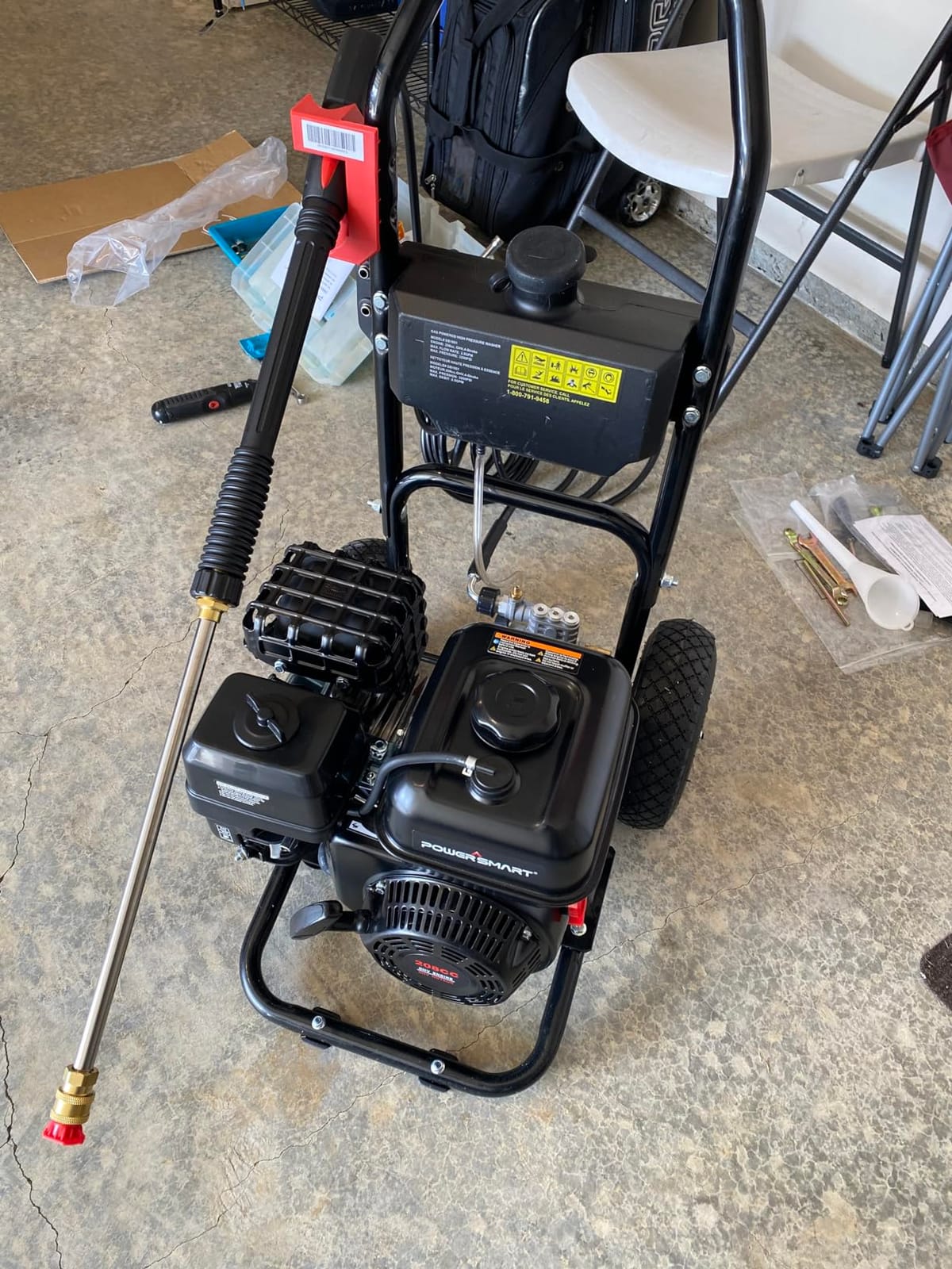 PowerSmart Gas Pressure Washer, 3800 PSI and 2.5 GPM for House Cleaning customer photo 1