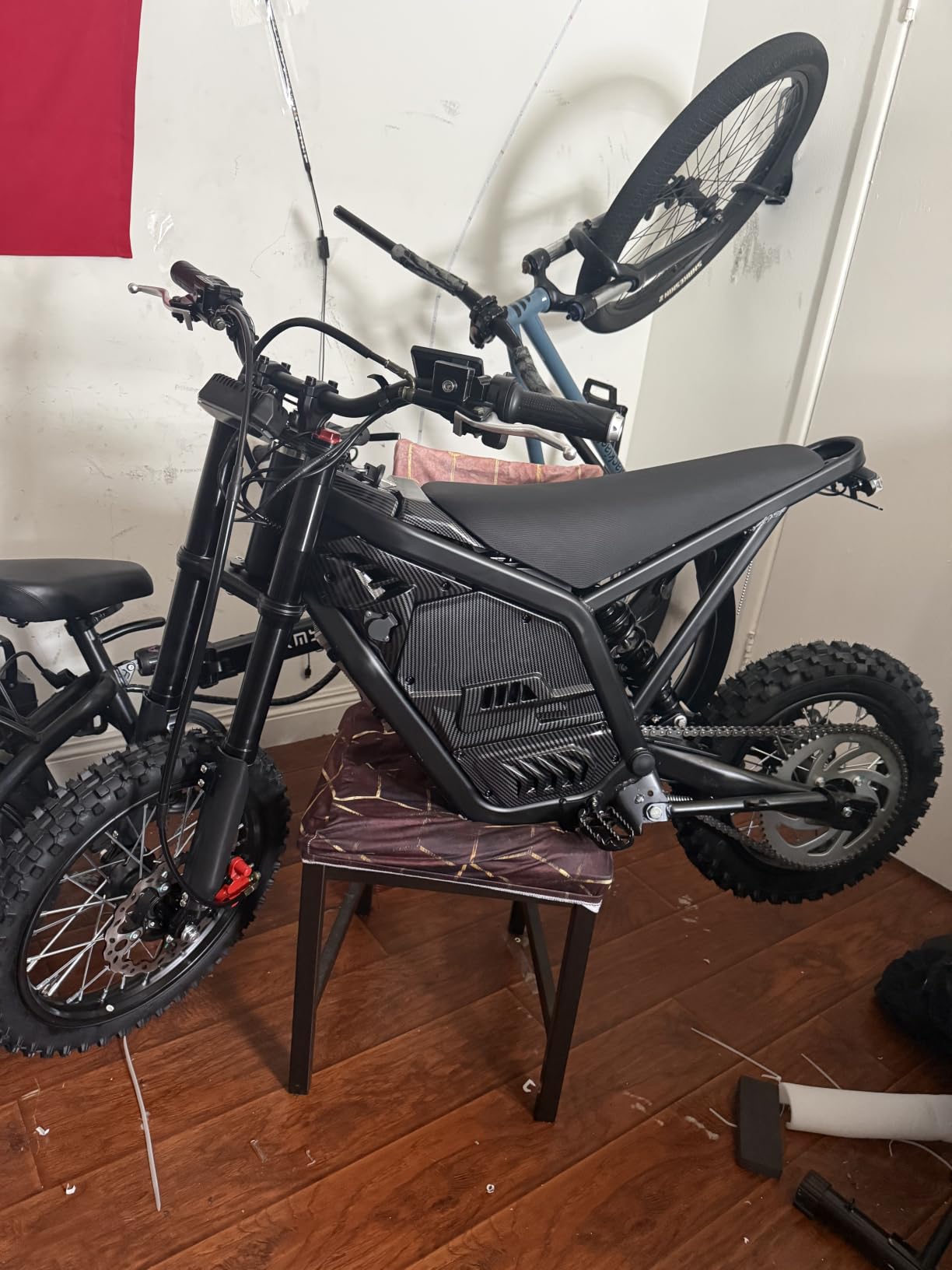 4000W Electric Dirt Bike for Teens Adults, 48V 23Ah Battery, 45 MPH, 40 Miles Range Off-Road E-Motorcycle customer photo 2