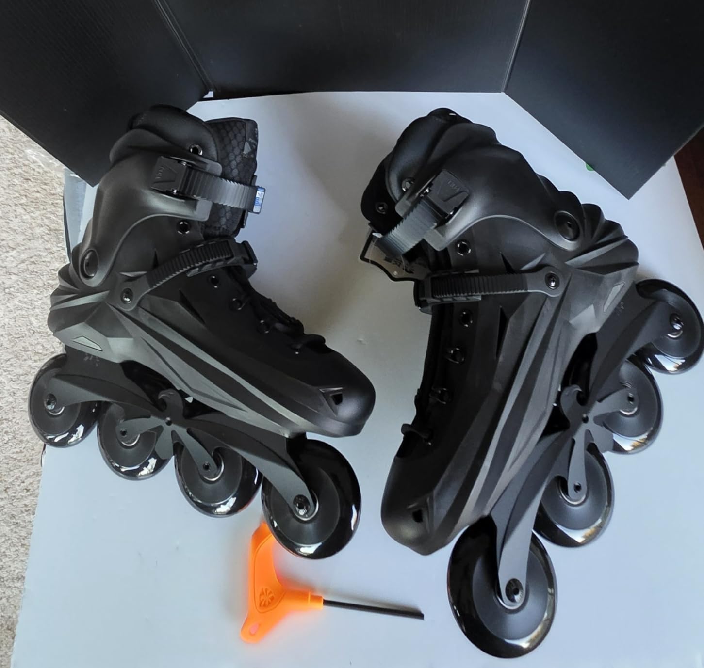 FlyingEagle X7F Reaver & Reaver Pro Inline Roller Skates, 11 Size Options | Rockerable Frame, CNC Aluminum Chassis, Removable Superfit Liner, 85A Wheels, Triple Closure Fit, Outdoor Riding, Unisex customer photo 2