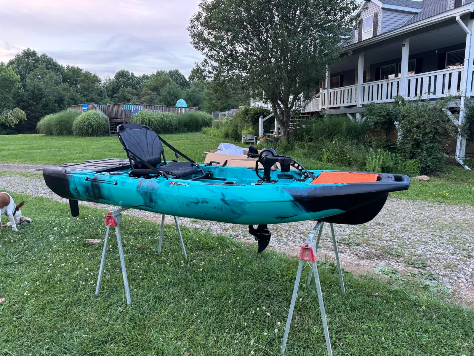 Albott Modular Fishing Kayak with Drive System & Durable HDPE, Customizable Lightweight Sit-on-Top Kayak for Adult & Youth, 420lbs Capacity customer photo 2