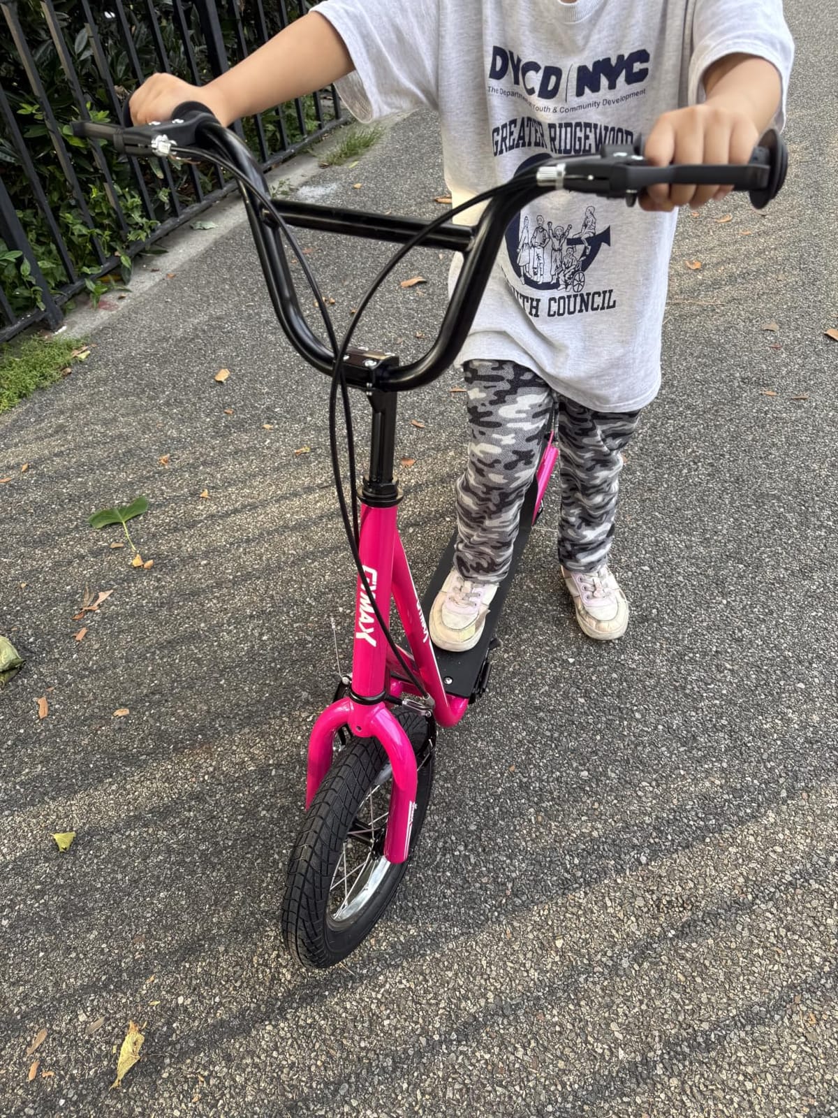 GYMAX Scooter, Kids & Adults Off-Road Scooter with 12