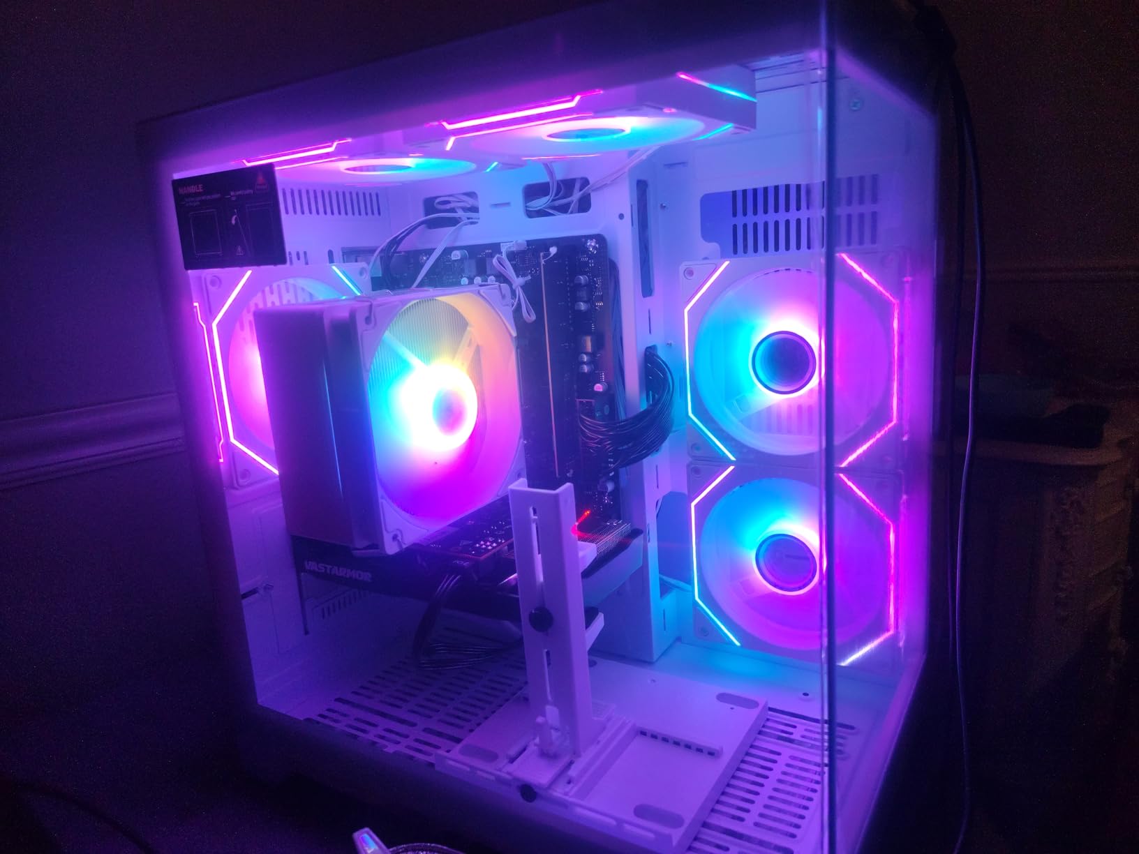 Gaming PC Desktop Computer - Ryzen 5 4500, Radeon RX 6500XT 4GB | 16GB DDR4 RAM, 512GB NVMe SSD, Prebuilt Tower for 1080P Casual Gaming, Streaming, School & Home Office (White) customer photo 1