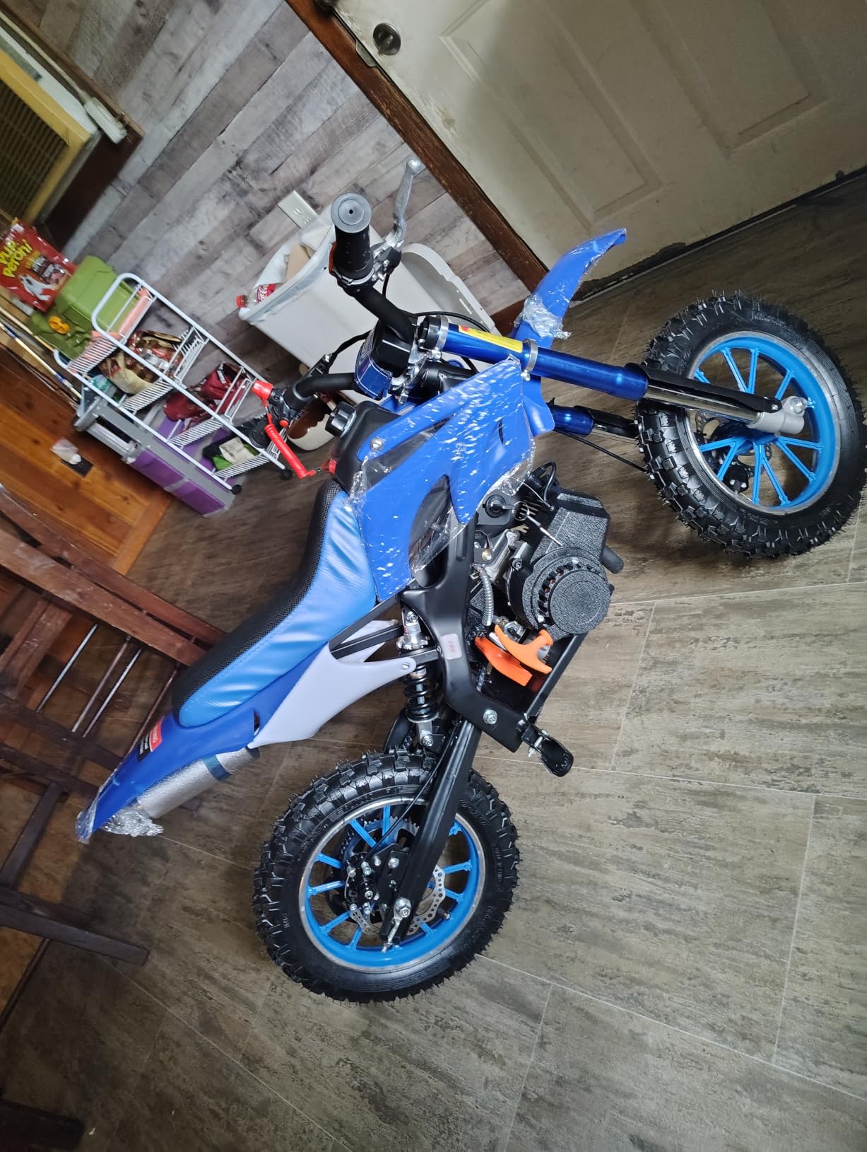50cc Dirt Bike for Kids 5-13, 2-Stroke Gas Kids Dirt Bike | dirt bike 25mph speed, 2.5-10
