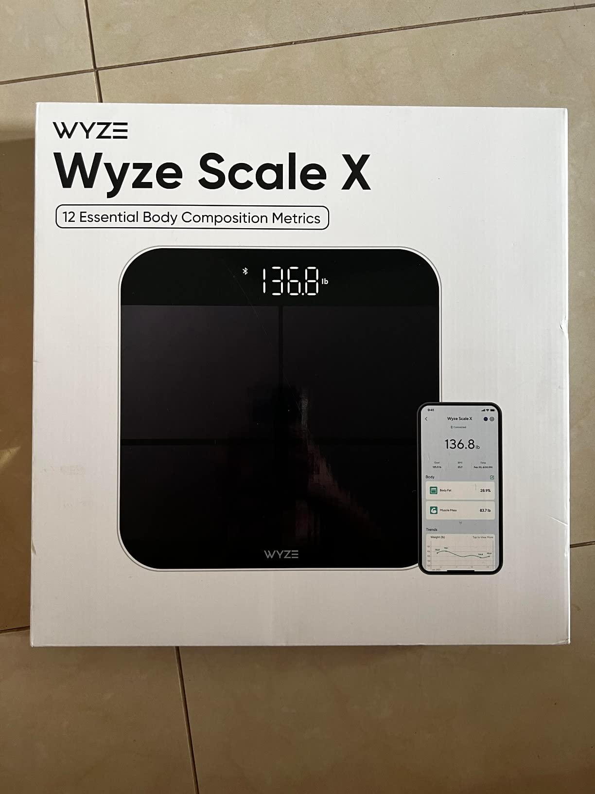 Wyze Smart Scale BodyScan with Handle, Body Composition Scale customer photo 2