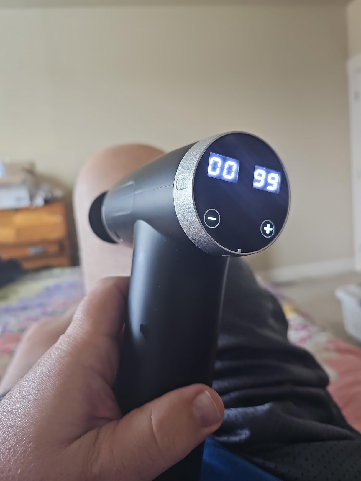Massage Gun Deep Tissue, Handheld Percussion Muscle Massager for Back customer photo 2