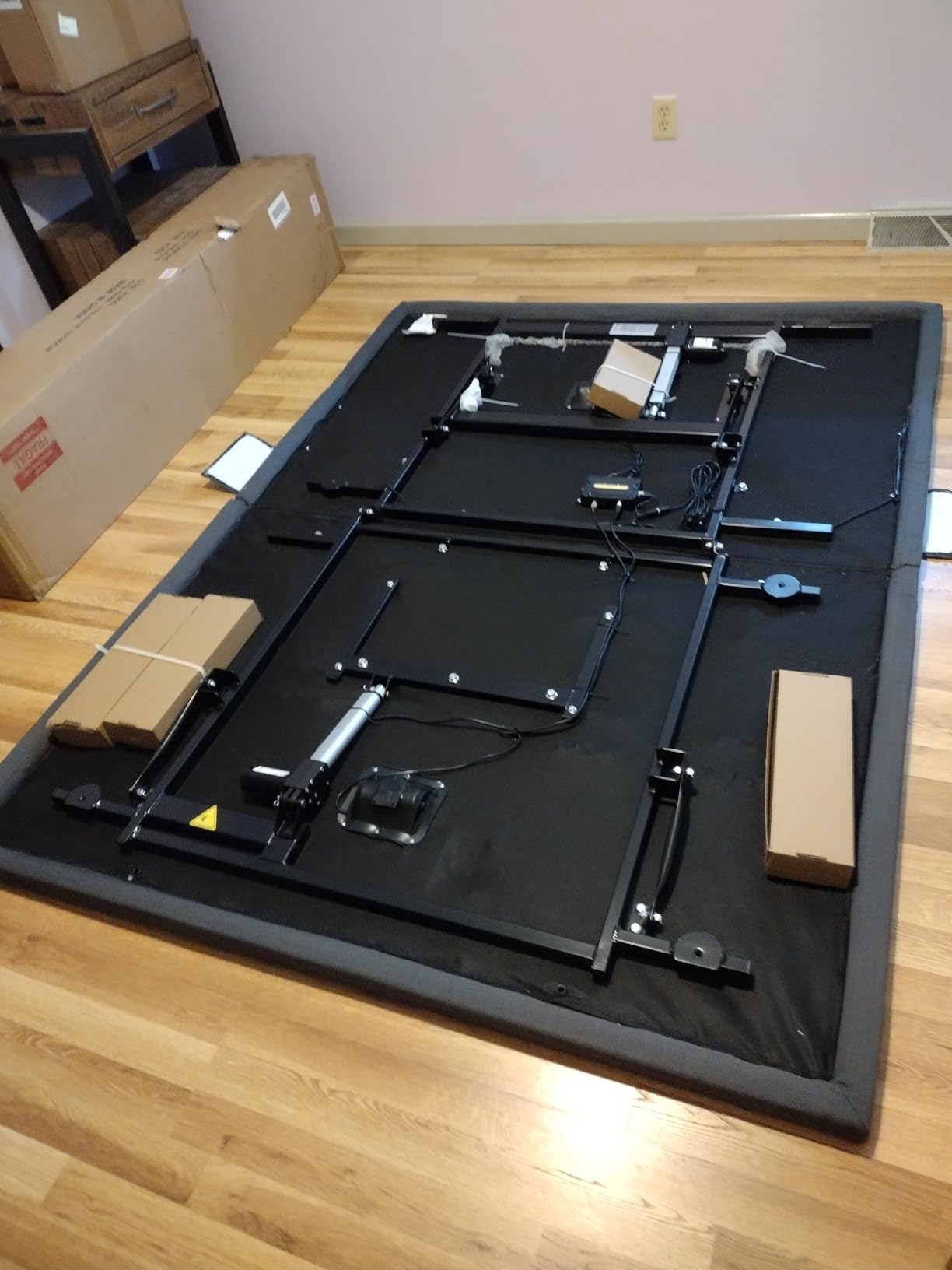 Marsail Split King Adjustable Bed Frame Electric Base, Head & Foot Incline customer photo 2