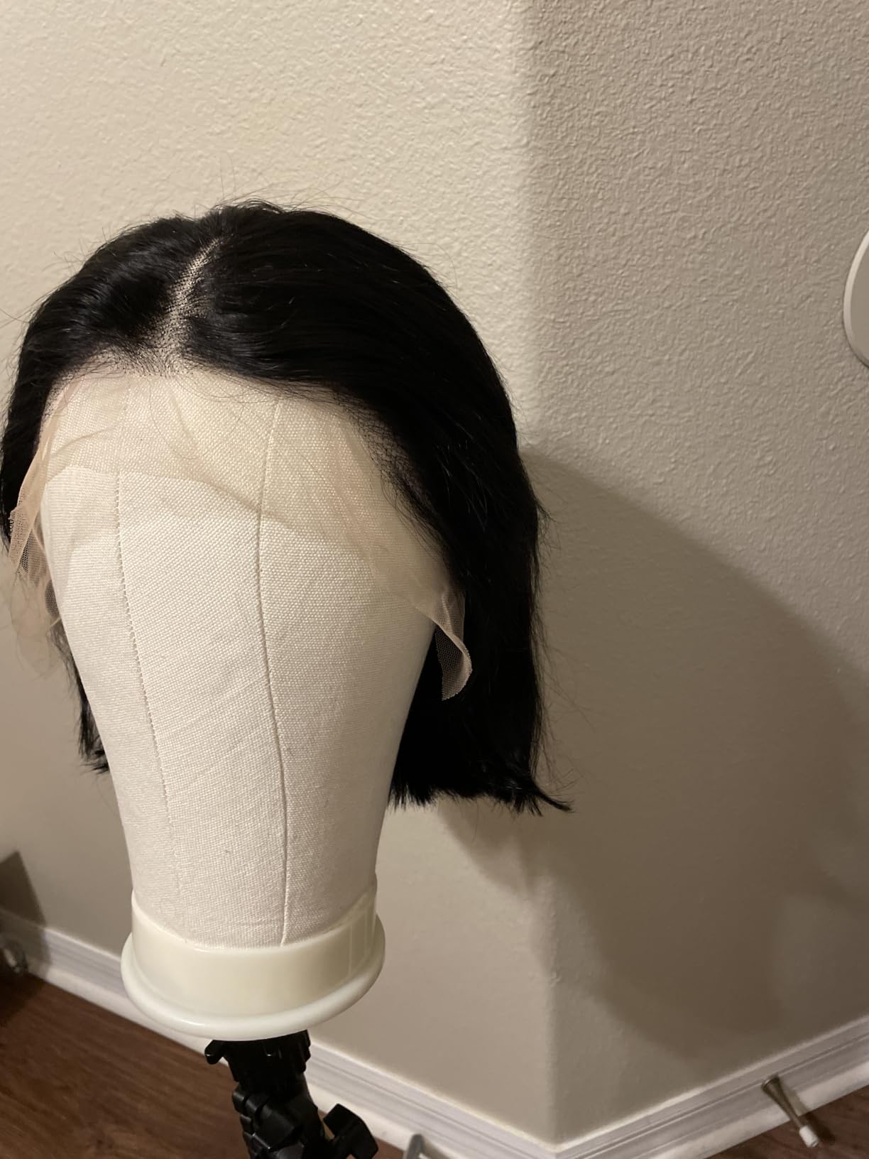 Straight Short Bob Wig 8 Inch 13x4 Lace Front Wigs Human Hair Pre Plucked Natural Hairline with Baby Hair for Black Women Daily Wear customer photo 1