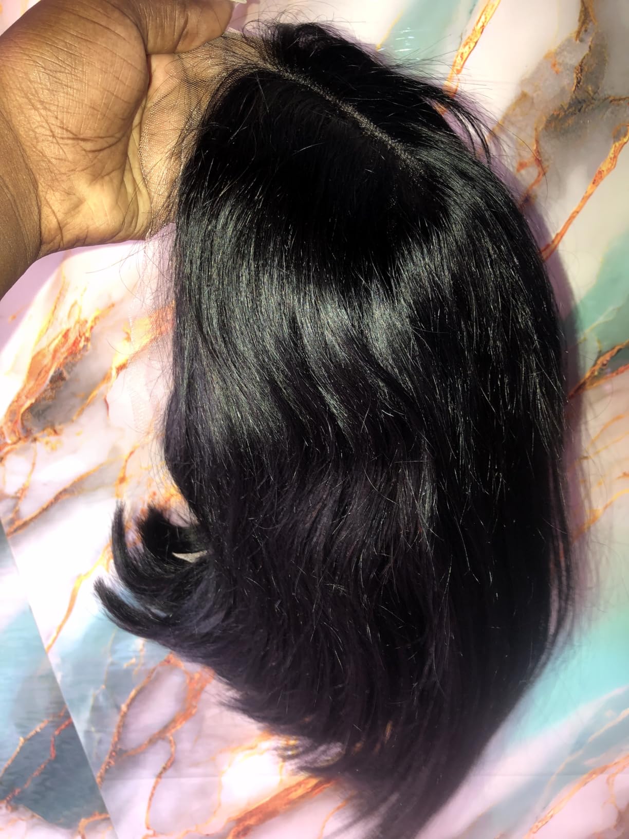 Straight Short Bob Wig 8 Inch 13x4 Lace Front Wigs Human Hair Pre Plucked Natural Hairline with Baby Hair for Black Women Daily Wear customer photo 2