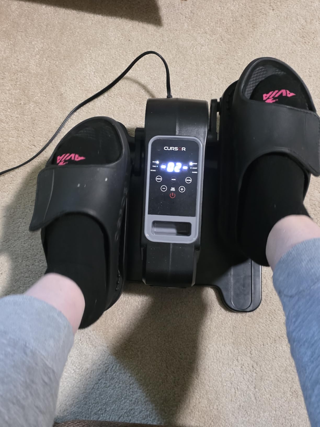Under Desk Elliptical Machine Seated Pedal Exerciser customer photo 1