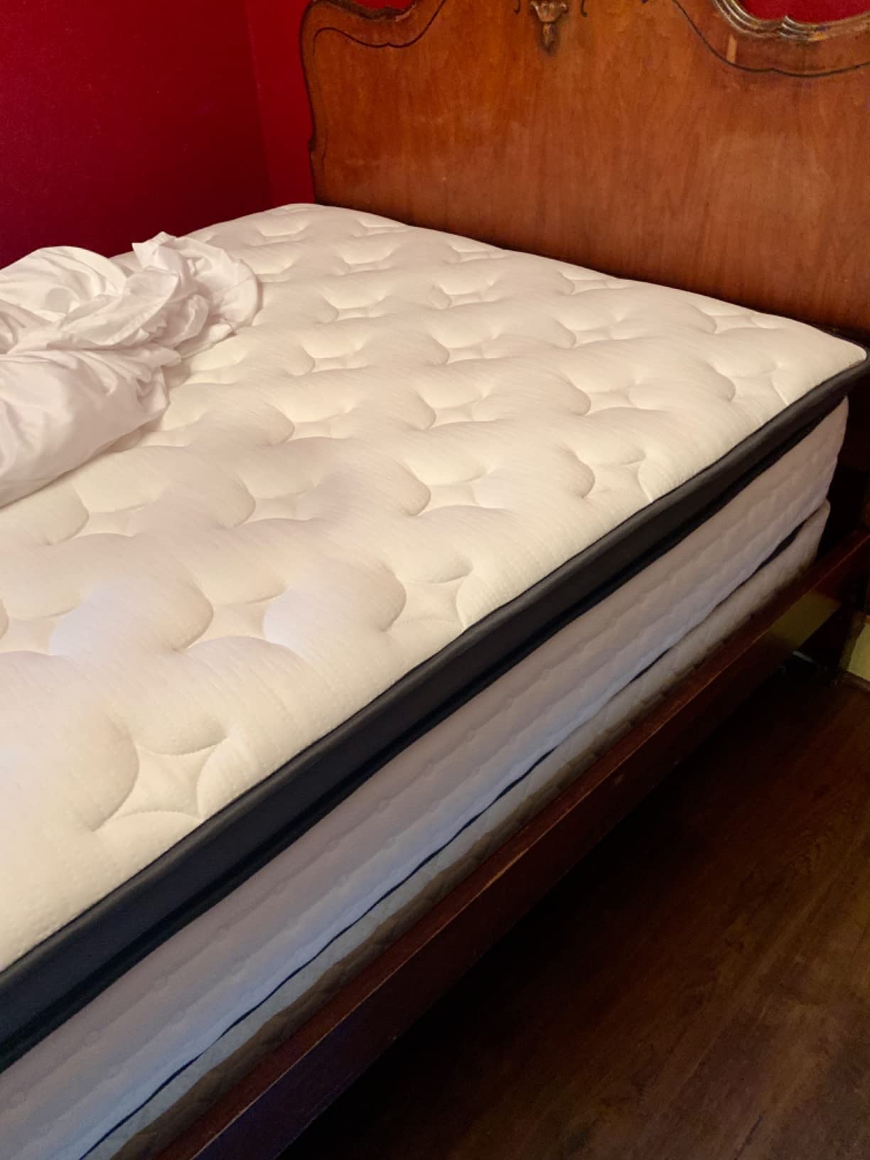 Firm King Mattress, 14 Inch Hybrid Mattresses Hotel Collection with Back & Hip Support, Deep Sleep & Zoned Support, Fiberglass-Free and CertiPUR-US Certified, 365-Night Trial, 10 Years Warranty customer photo 1