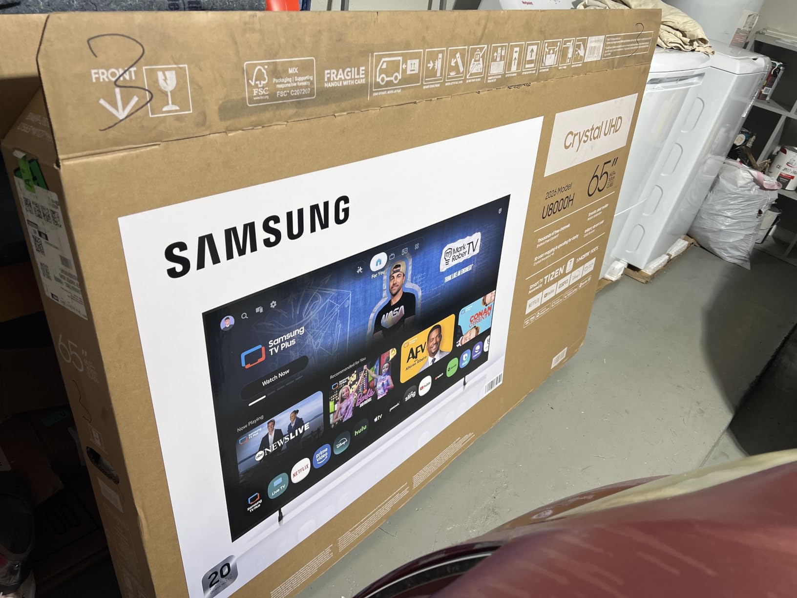Samsung 65-Inch Class U8000H Series Crystal UHD, 4K, Smart TV, 2026 Model customer photo 2