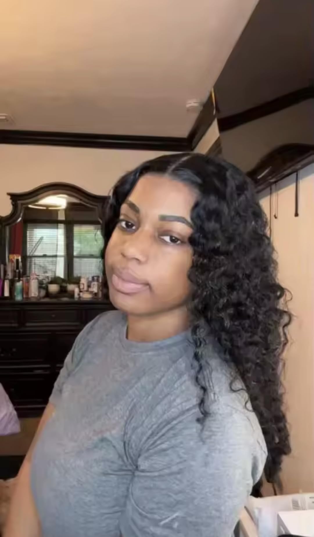 Burmese Curly Wig Human Hair Pre Plucked 250 Density Human Hair Wig 13x6 Lace Front Wigs Human Hair for Black Women Curly Wig Human Hair Natural Color 24inch customer photo 1
