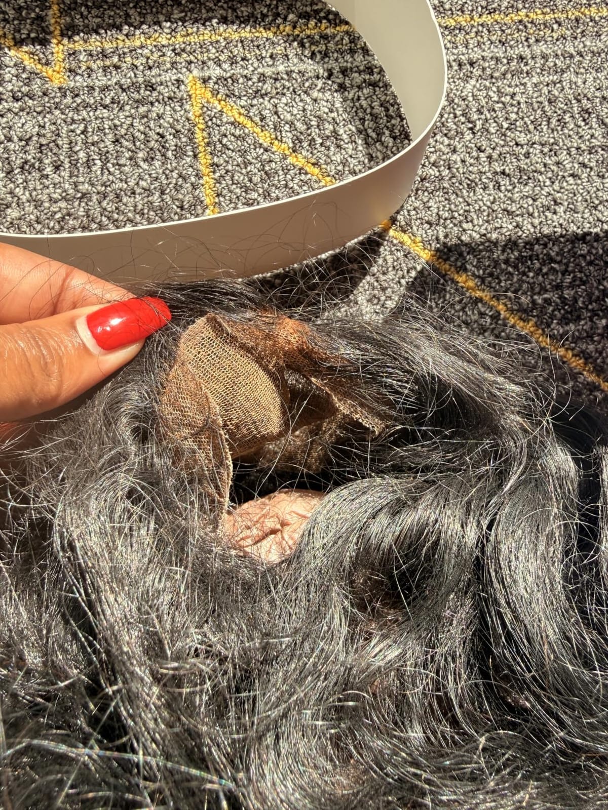 UNICE 13x4 Real Scalp HD Lace Front Body Wave Human Hair Wig 18 Inch | Glueless Wigs Human Hair Pre Plucked Pre Cut Lace Drawstring Secure Fit Face Framing Curtain Bangs Ready to Wear 180% Density customer photo 1