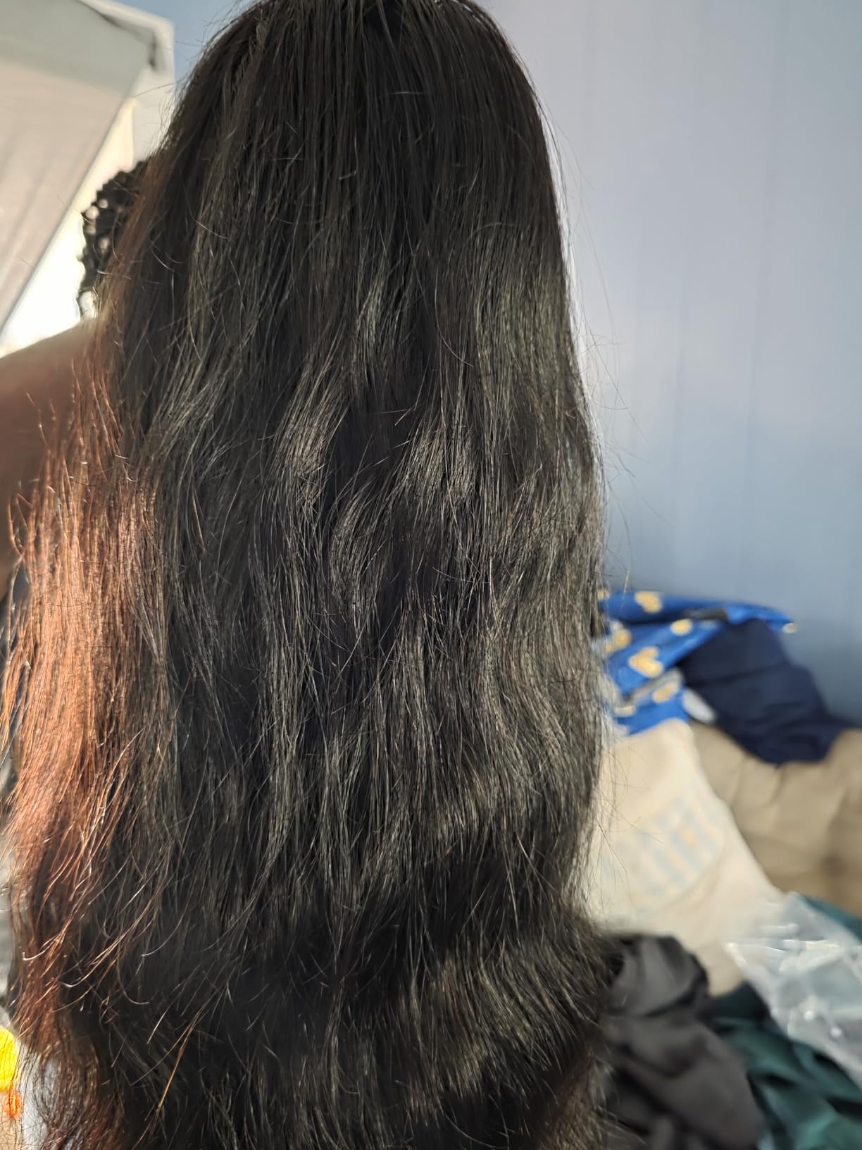 UNICE 13x4 Real Scalp HD Lace Front Body Wave Human Hair Wig 18 Inch | Glueless Wigs Human Hair Pre Plucked Pre Cut Lace Drawstring Secure Fit Face Framing Curtain Bangs Ready to Wear 180% Density customer photo 2
