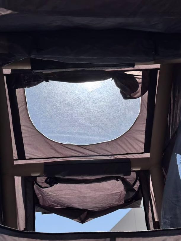 Inflatable Rooftop Tent, 2-3 Person Car Roof Tent for SUV Truck | Include Air pump, air mattress, ladder, skylight, rainfly, waterproof & windproof, for van, overland, camping customer photo 1