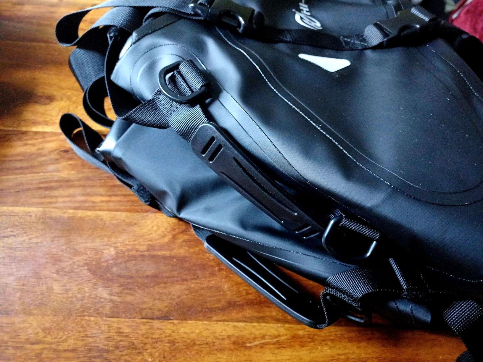 HI-LINE Motorcycle Saddlebags 28L(14L*2) Waterproof PVC | Motorcycle Side Bags with Shoulder Straps, Universal Luggage Panniers for Adventure, Touring & Dual Sport Motorcycles, 1 Pair customer photo 2