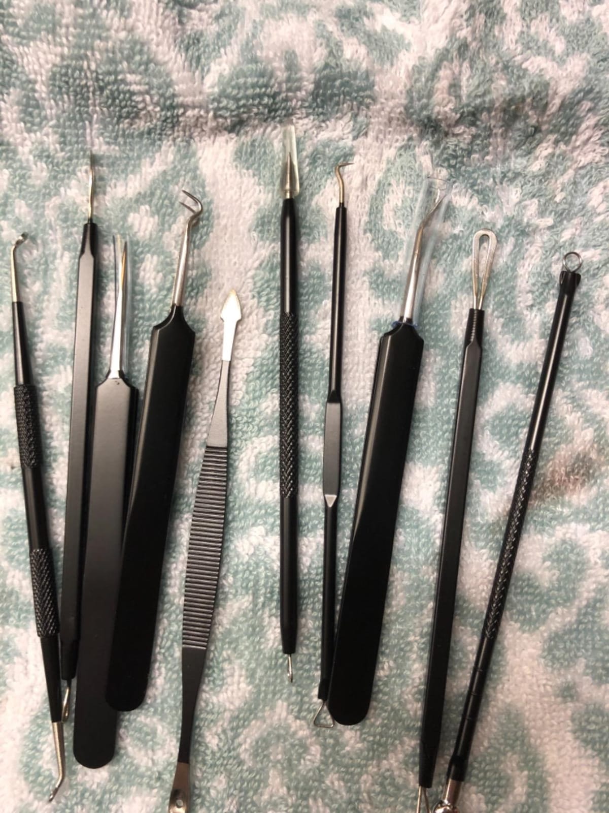 Blackhead Remover Tools Vacuum Facial Pore Cleaner Tool 3 Suction Power | 4pcs Stainless Tools,5 interchangeable probes USB rechargeable pore vacuum kit for facial deep cleansing customer photo 1