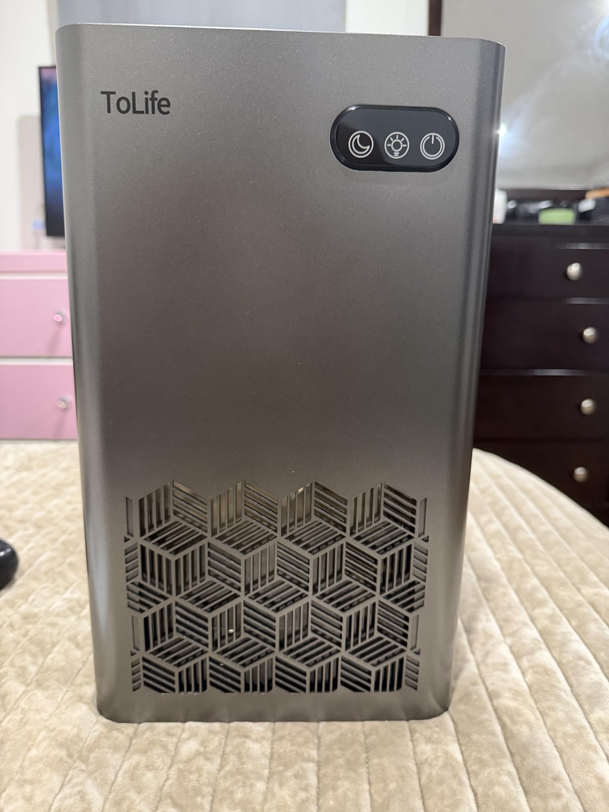 ToLife Dehumidifier for Home Bedroom 1000 sq.ft with Auto Shut-Off, White customer photo 1