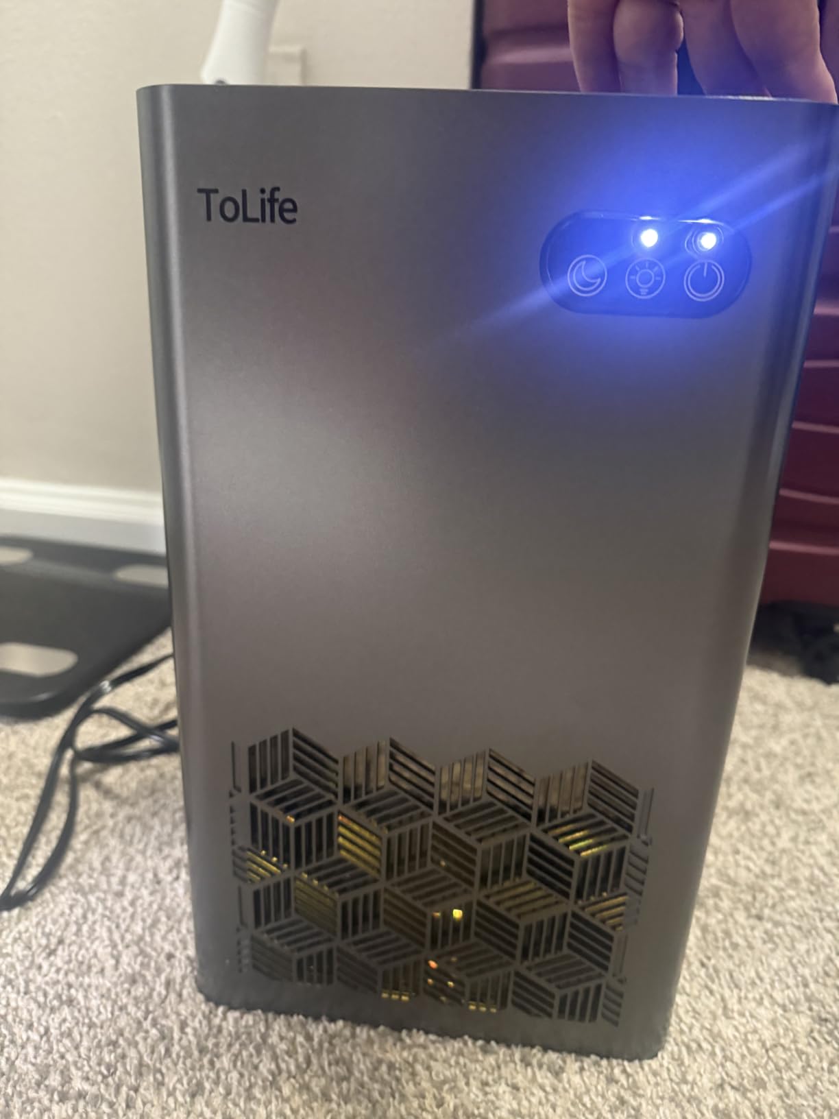 ToLife Dehumidifier for Home Bedroom 1000 sq.ft with Auto Shut-Off, White customer photo 2