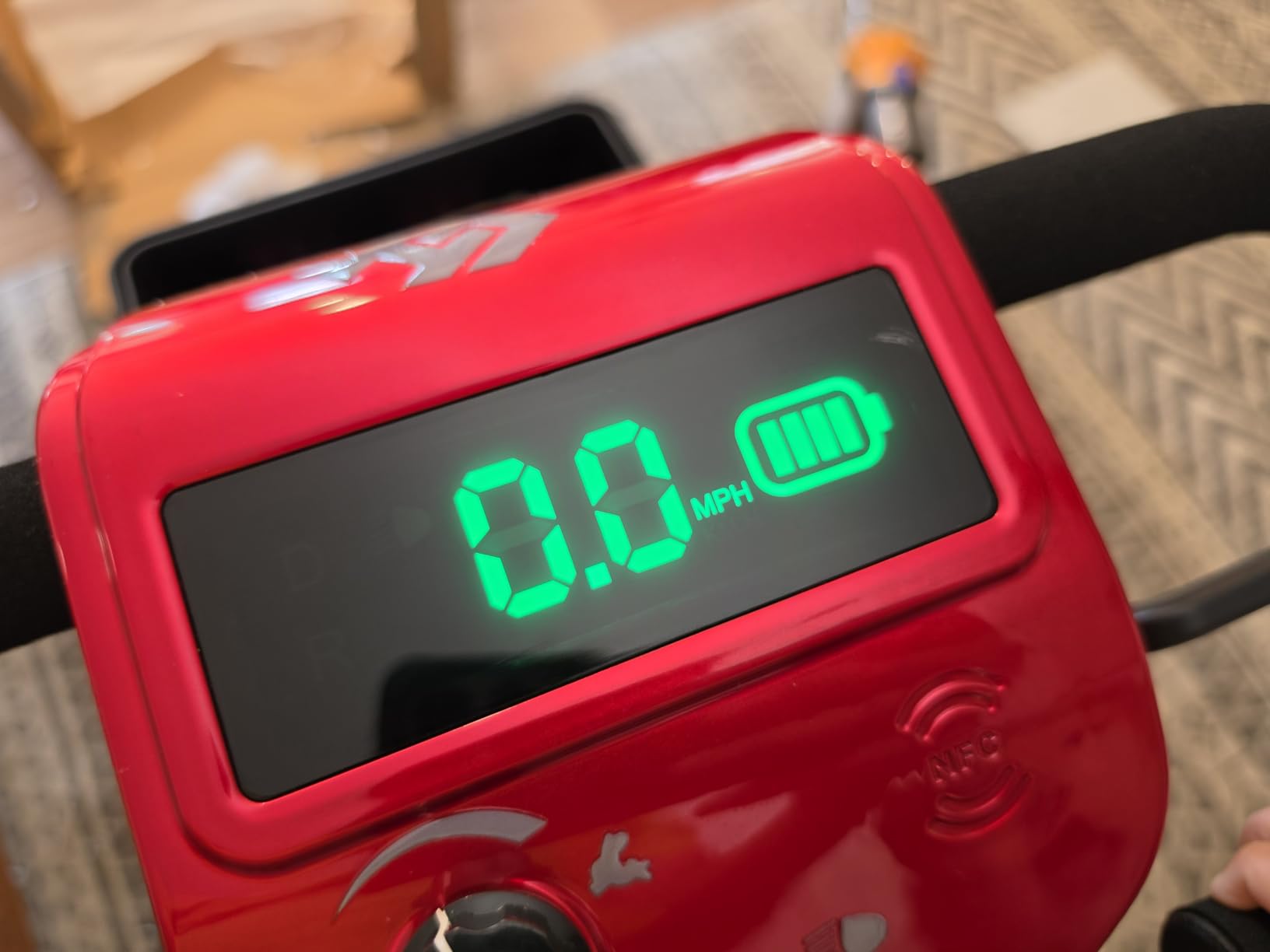 Hoverfly 4-Wheel Mobility Scooter for Seniors/Adult, NFC Keyless Start Navy | Max 12.4-Mile & 4.7Mph, 9