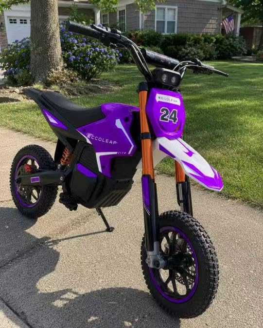 K2 Kids Electric Dirt Bike, 36V 750W Peak Motor, 19.8 MPH, 18-Mile Range, 3-Speed Modes, Dual Suspension & Disc Brake, Electric Motorcycle for Kids Ages 4-9 customer photo 2