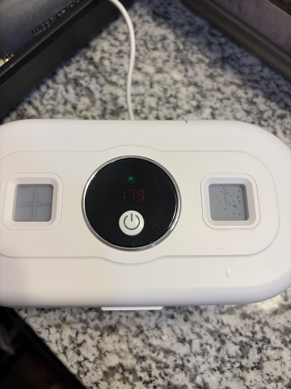 48Khz Ultrasonic Jewelry Cleaner, 30W Ultrasonic Cleaner with 2 UV Lights and Dual Brush Ports, 3 Modes Jewelry Cleaner Ultrasonic Machine with Digital Timer, 12OZ Pod for Eyeglasses, Rings, Retainer customer photo 2
