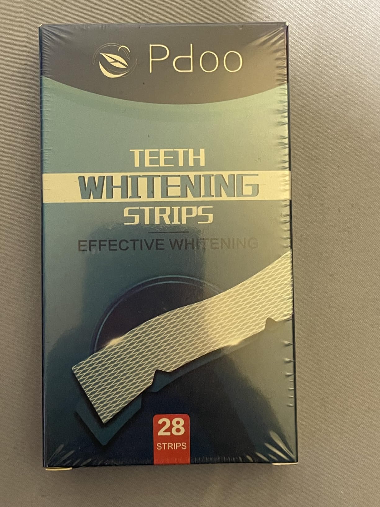 Purple Teeth Whitening Strips for Sensitive Teeth 28 Count Whitener Strips | Tooth Whitening Strips with Non Slip & Enamel Safe & Non Sensitive, Teeth Whitening Kit for Coffee Wine Stains Removal Fastly customer photo 1