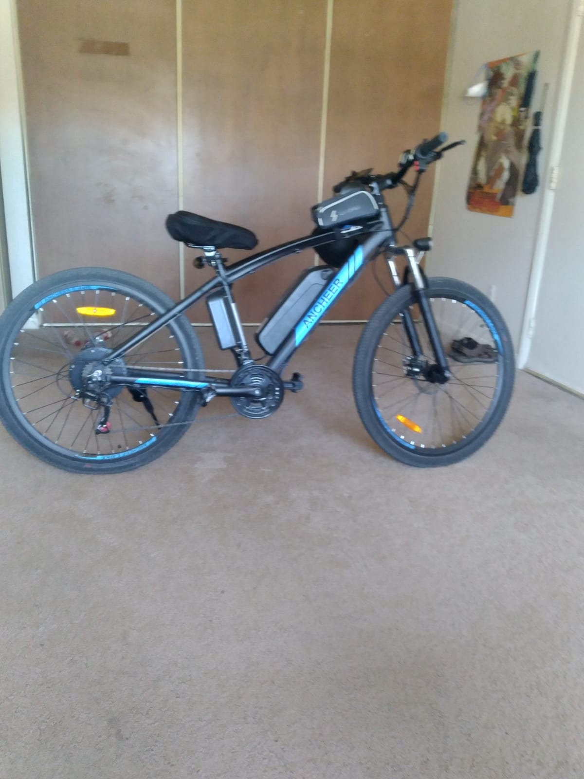 ANCHEER Electric Bike for Adults, 27.5”Electric Mountain Bike with 750W Peak Motor, 48V 499Wh Battery, Up to 60 Miles, Fast 3-Hour Charging, 21-Speed Ebike customer photo 1