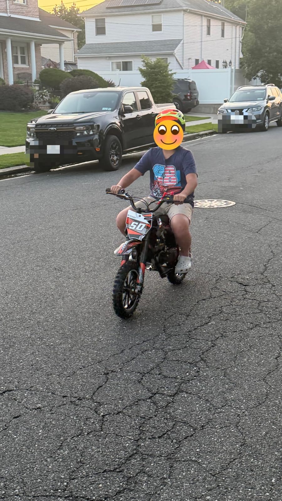 MOSTA Kids Dirt Bike, 4-Stroke Gas Power Mini Dirt Bike with Shock Absorption and Disc Brake, Off-Road Tires Motorcycle, EPA Approved, 2026 Upgraded customer photo 1