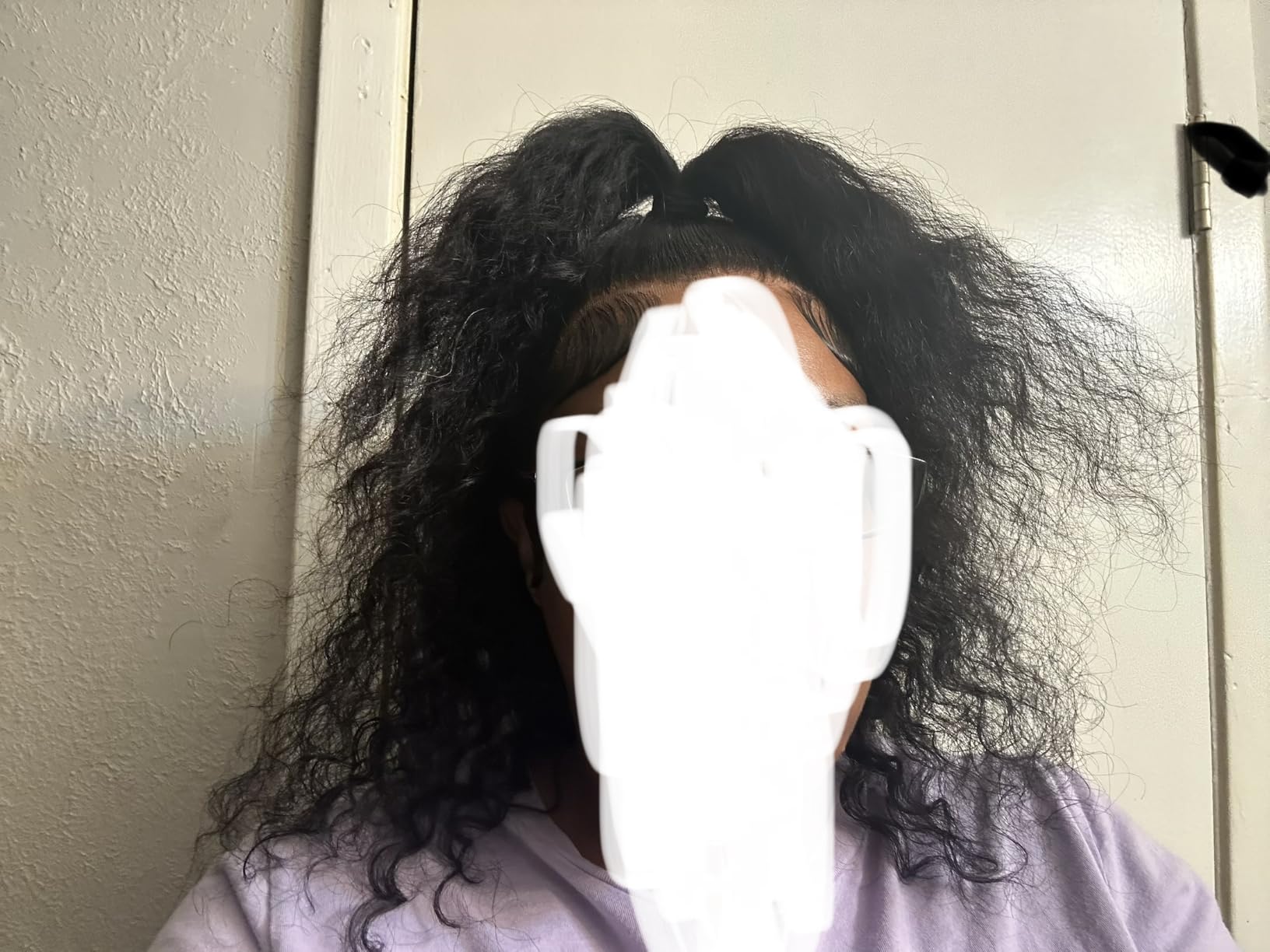 Deep Wave Lace Front Wigs Human Hair 18inch Curly Human Hair Wig For Women | 200 Density HD Lace Frontal Wig 13x4 Curly Human Hair Wig 100% Human Hair Wigs For Women Natural Black Color customer photo 1